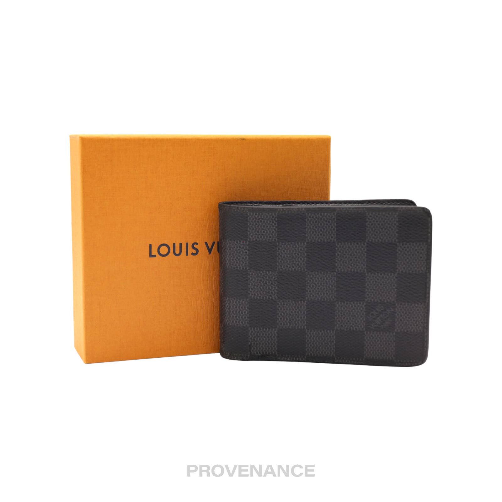 LOUIS VUITTON MULTIPLE WALLET (DAMIER GRAPHITE) N62663