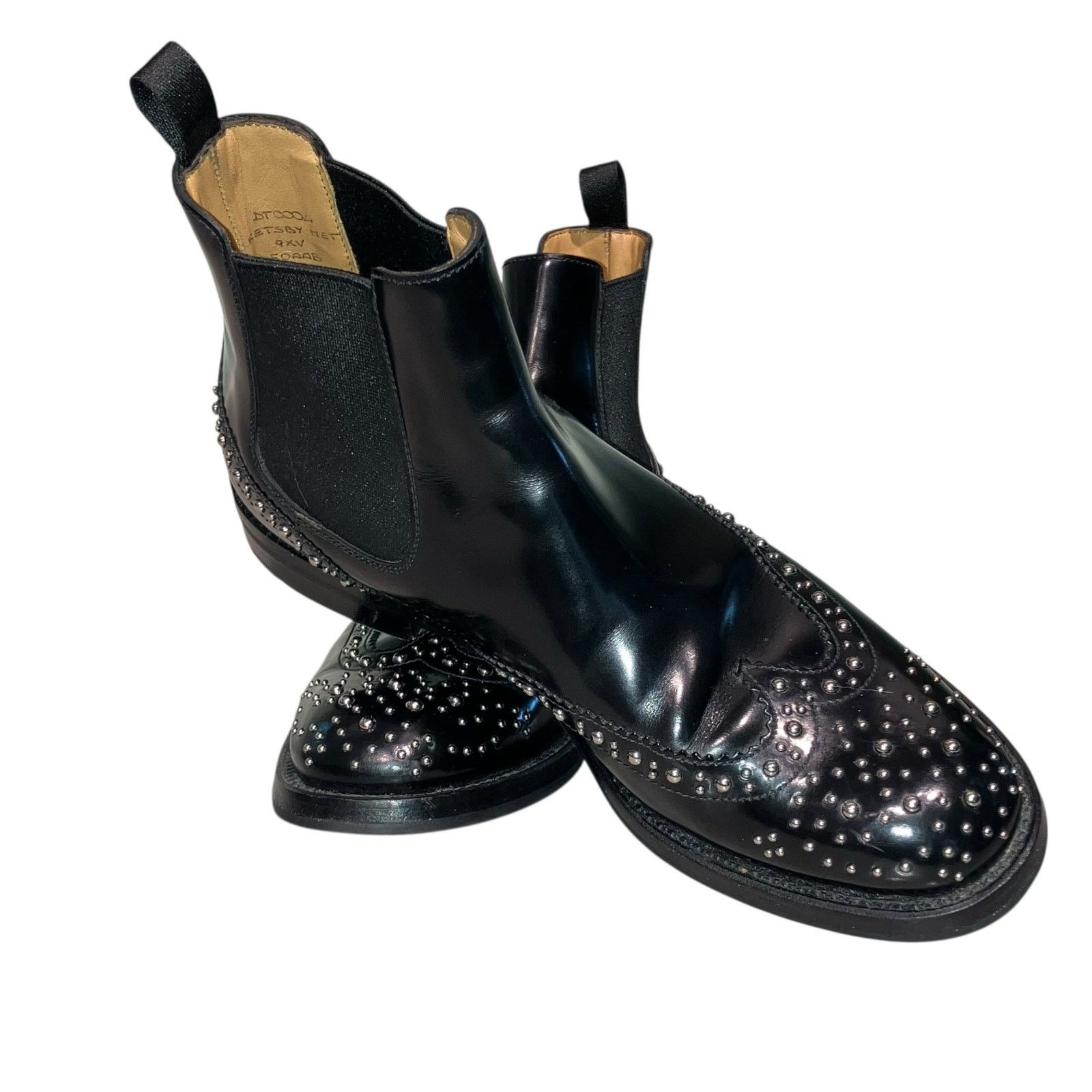 Church's Church’s Ketsby Met Studded Black Chelsea Boot- size EU 35 Size US 5 / IT 35 - 5 Thumbnail