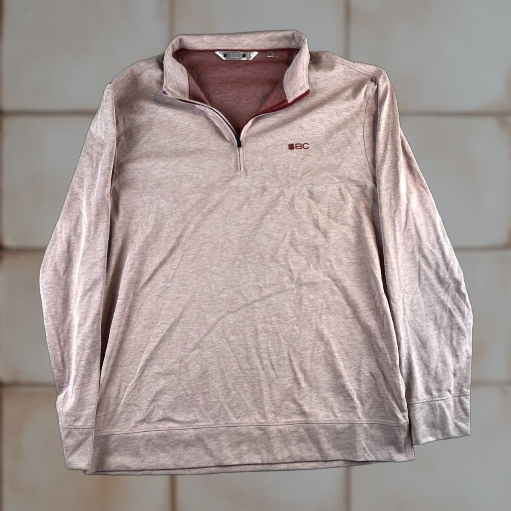 Vintage Black Clover 1/4 Zip Pullover Mens XL Orchid Long Sleeve Golf Athleisure Size US XL / EU 56 / 4 - 1 Thumbnail