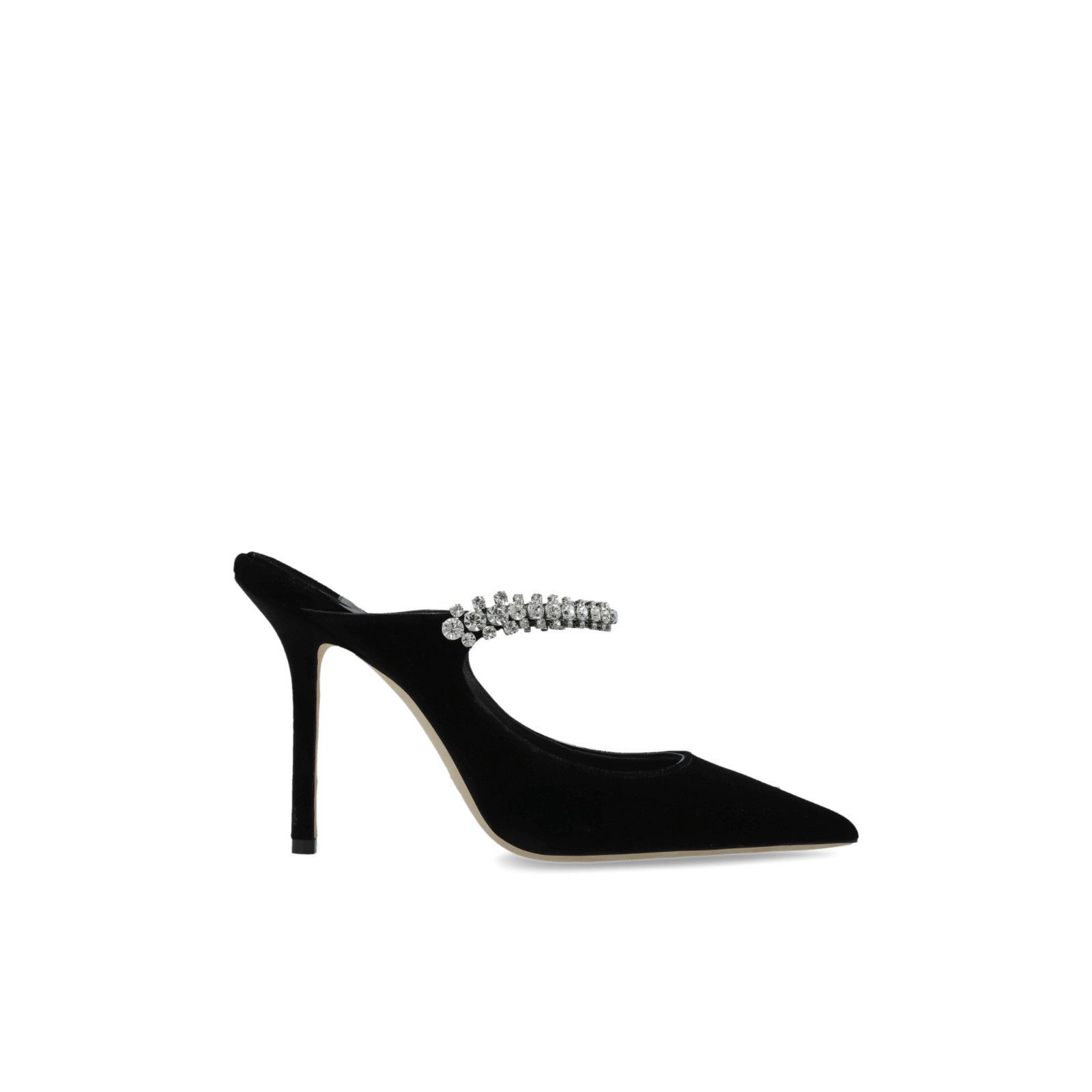JIMMY CHOO 'Bing' Black Heeled Mules New & Authentic (Women'