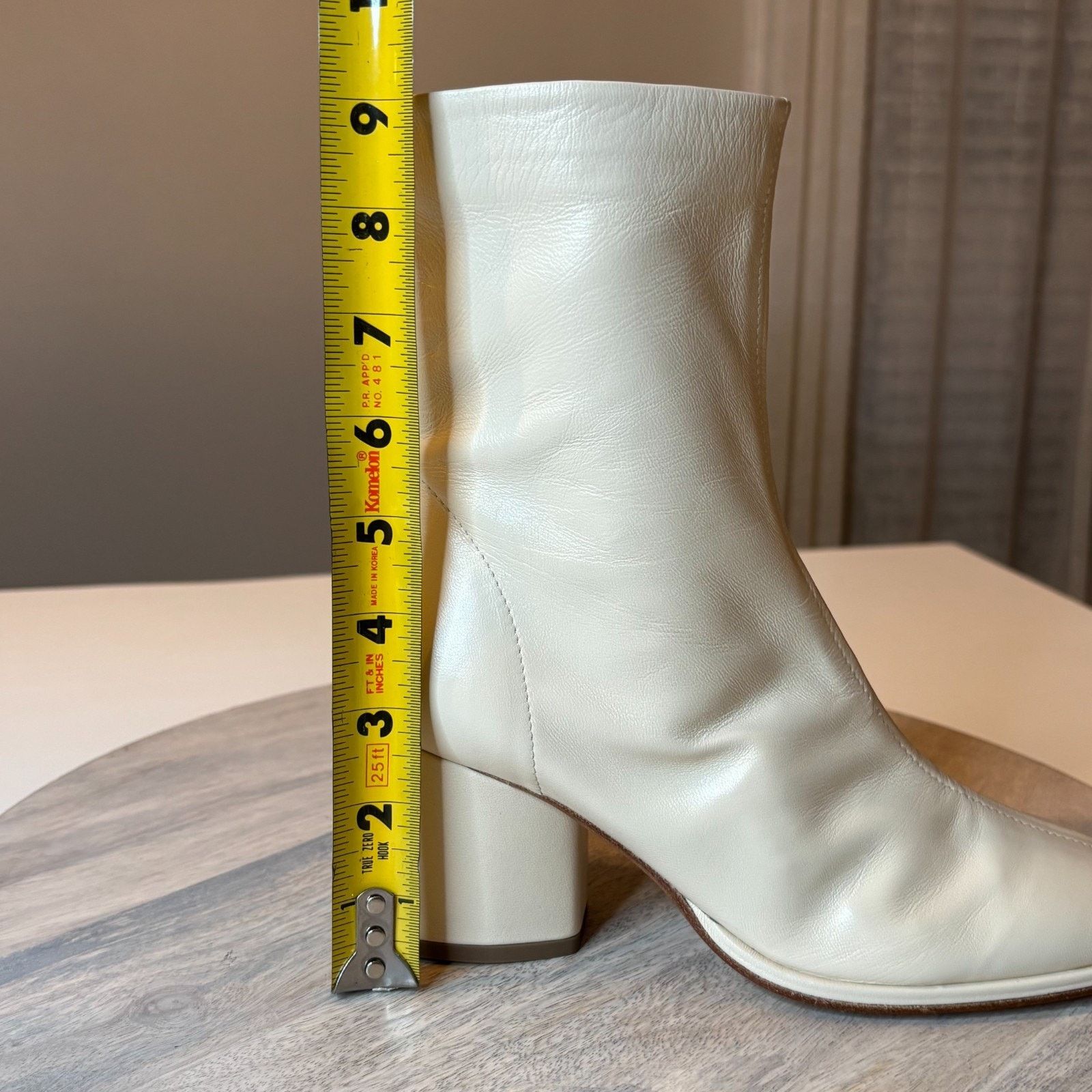 aeyde Aeyde Andrea Cream Leather Ankle Boots New Nordstrom US 7 Size US 7 / IT 37 - 12 Thumbnail