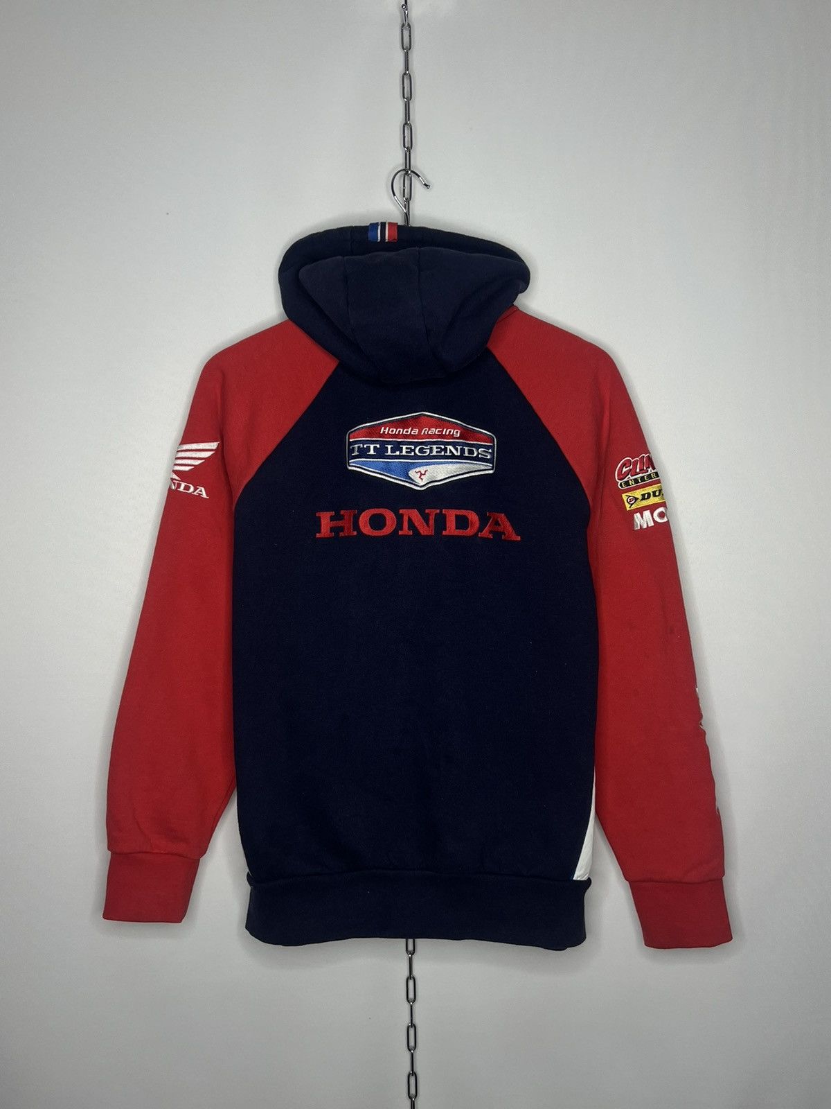 Honda × Vintage 🏎️Vintage Honda Racing TT Legends Full Zip Sponsors Hoodie🏎️ Size US S / EU 44-46 / 1 - 2 Thumbnail