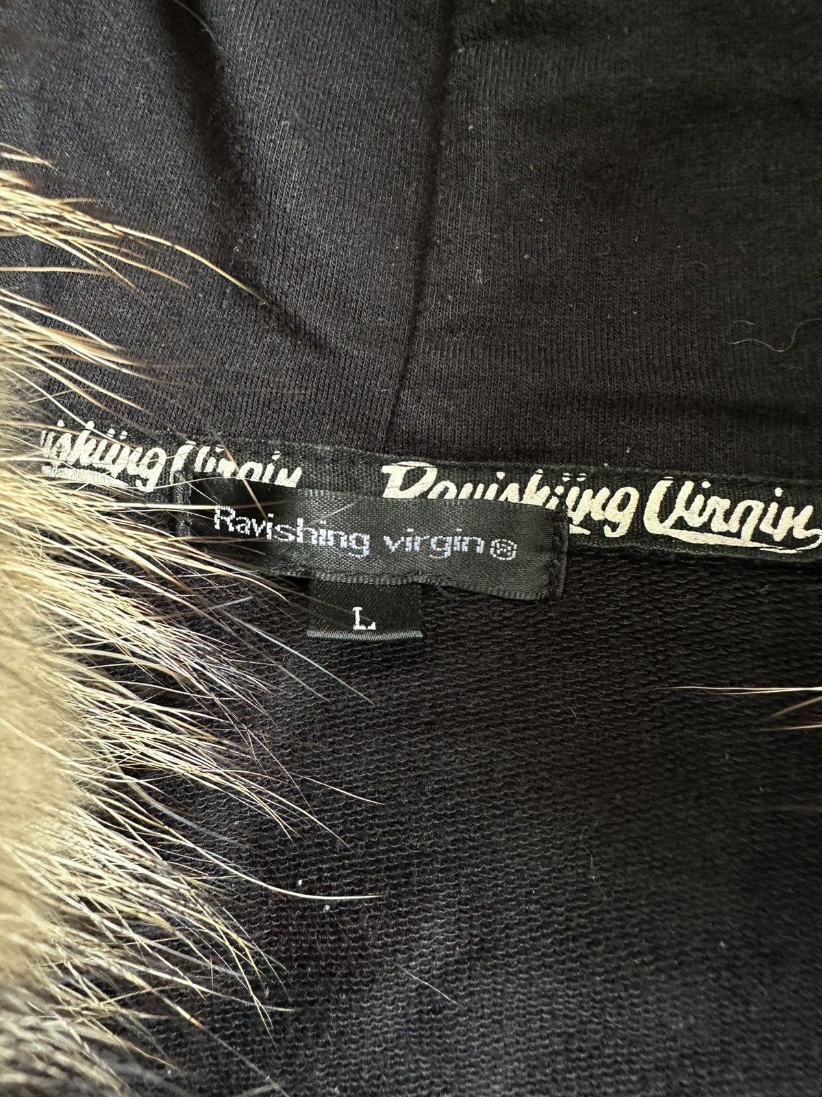 20471120 RAVISHING VIRGIN Zip FUR HOODIE IFSIXWASNINE LGB STYLE Size S / US 4 / IT 40 - 10 Thumbnail