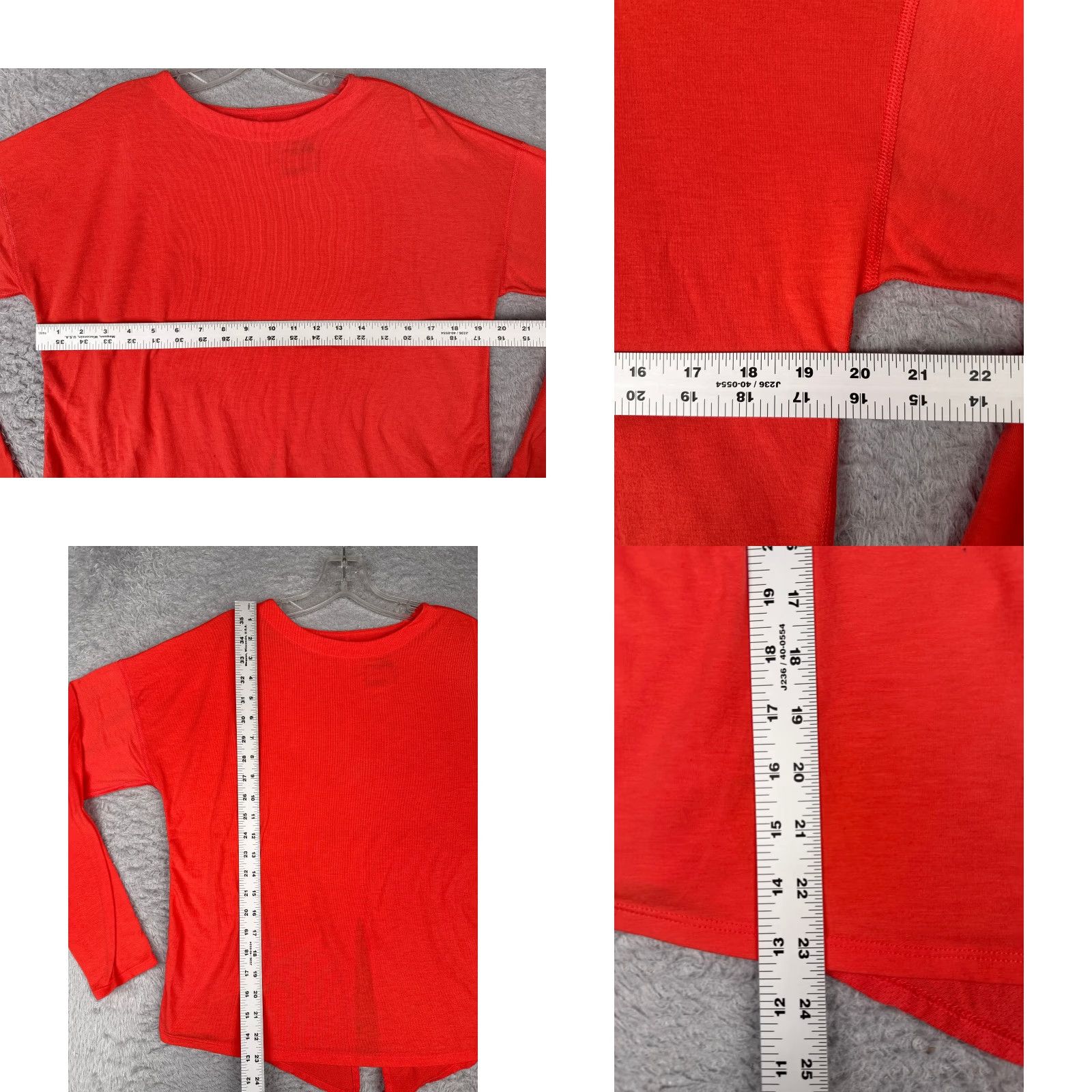 The North Face The North Face Shirt Women Medium Red Long Sleeve Crew Polyester Blend READ Size M / US 6-8 / IT 42-44 - 8 Thumbnail