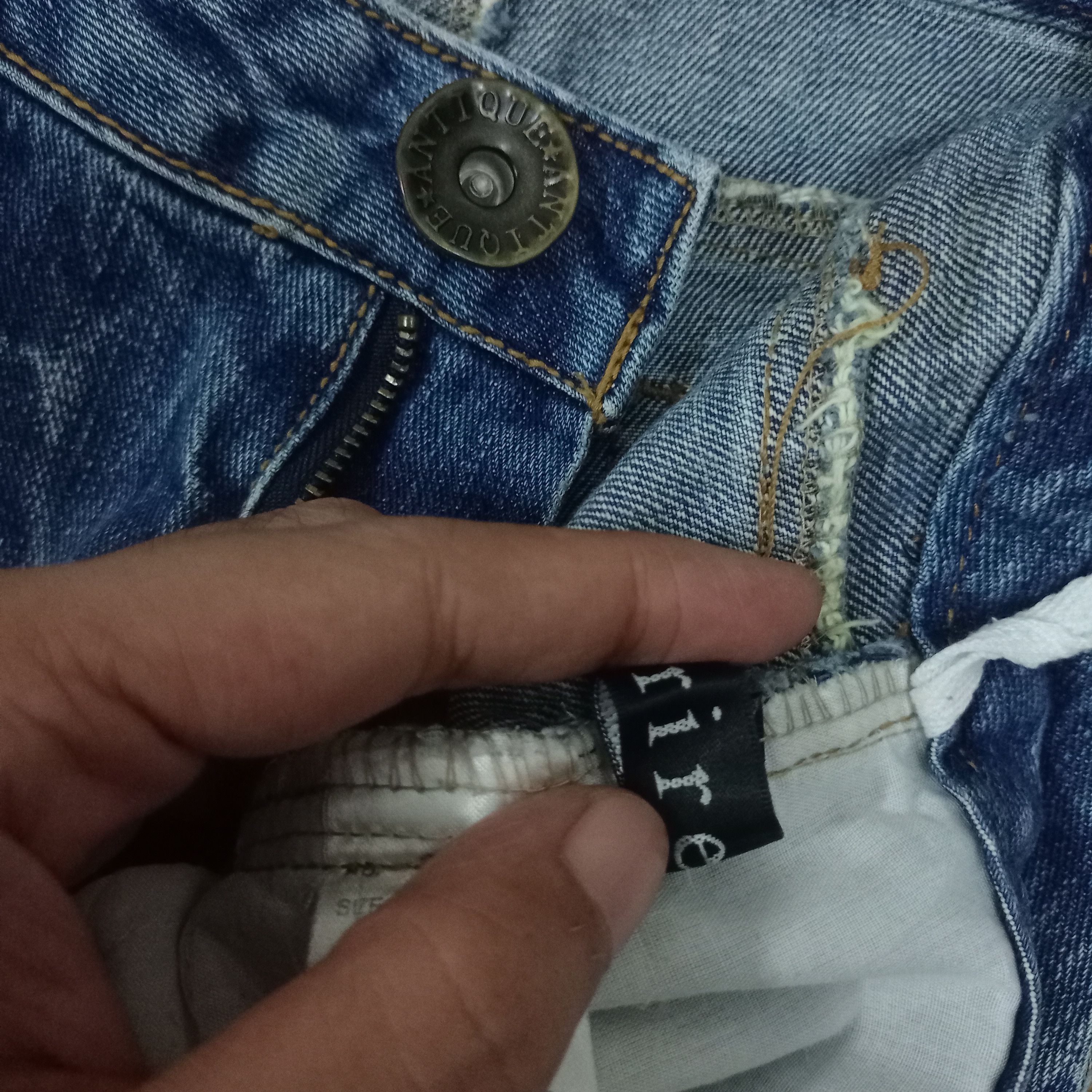 Japanese Brand Vintage Japanese Brand Studded Punk Flare Jeans Size 30" / US 8 / IT 44 - 3 Thumbnail
