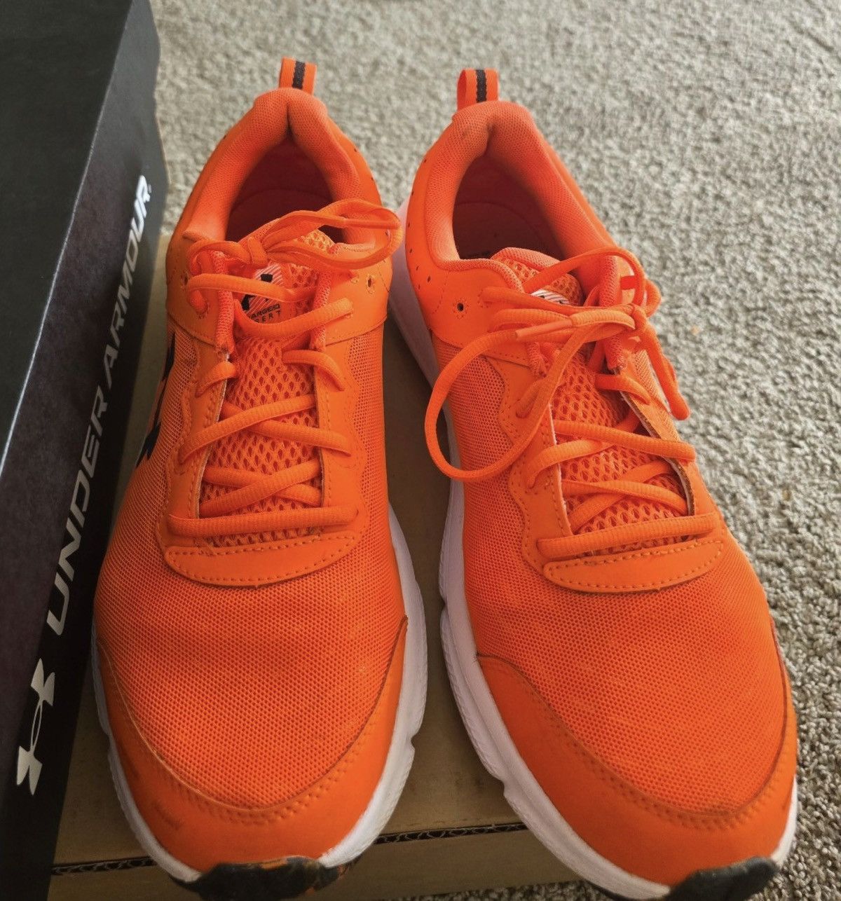 Under Armour Under Armour Charged Assert 10 Orange Athletic Sneakers 13 Size US 13 / EU 46 - 1 Thumbnail
