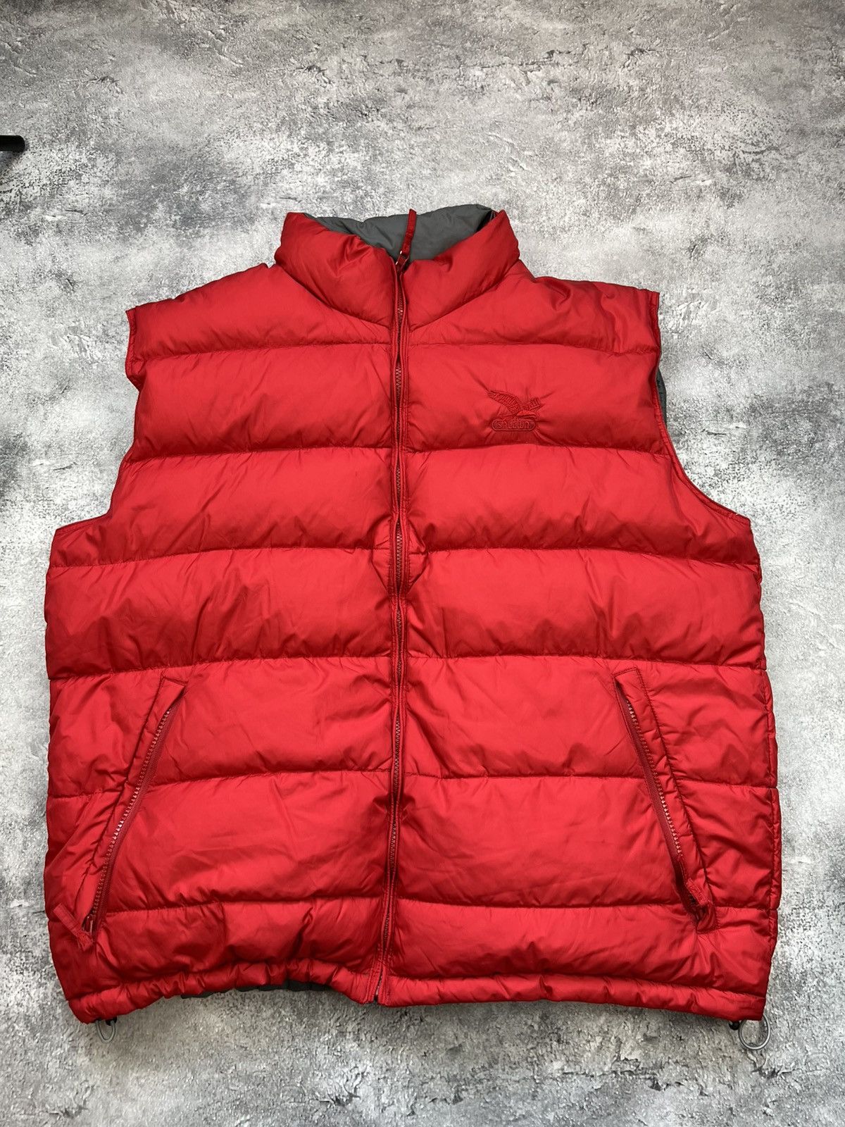 SALEWA Salewa Grey Red Bilateral Puffer Down Vest Mens Size US XXL / EU 58 / 5 - 2 Thumbnail