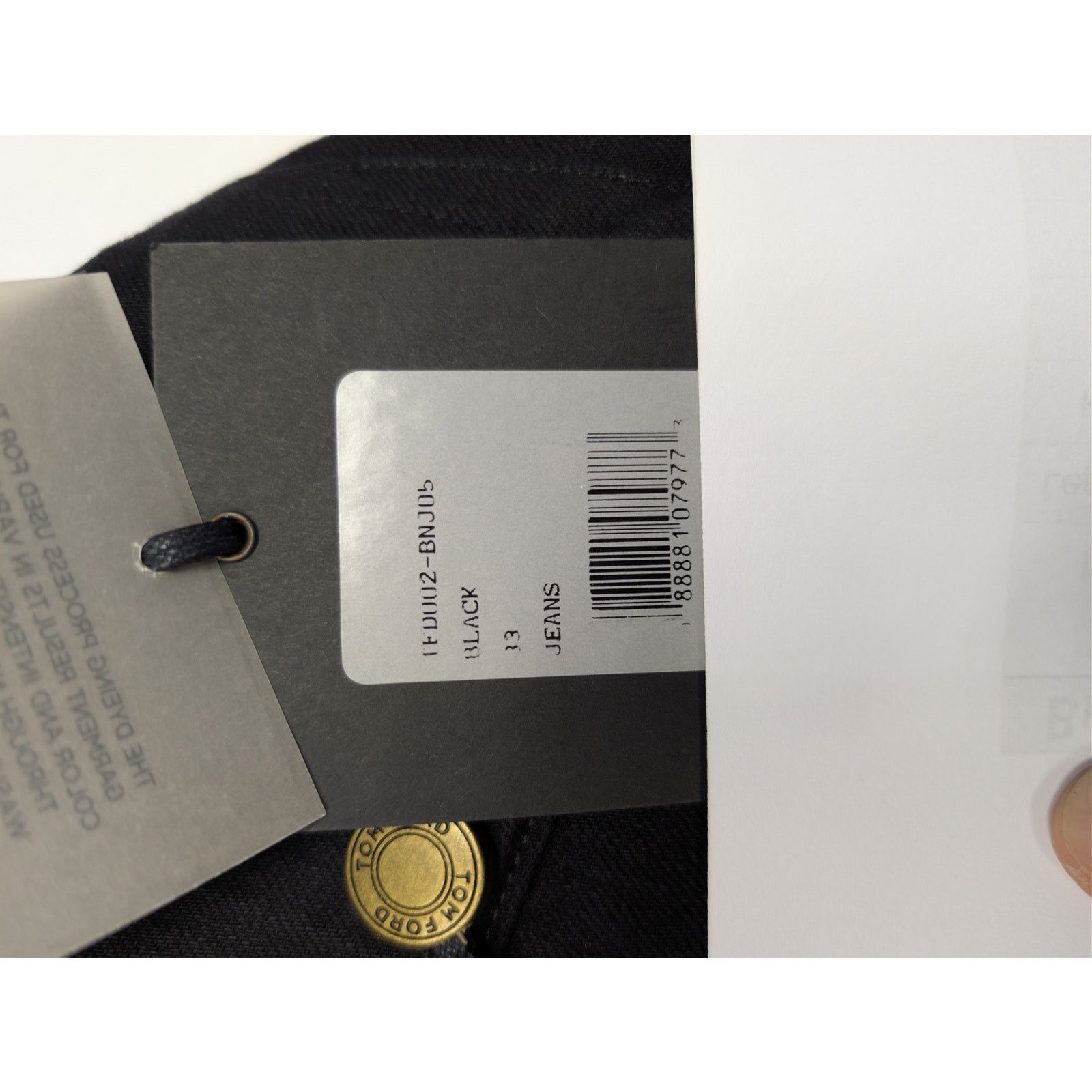 Tom Ford o1rshd1 Straight-Fit Denim Jeans in Black Size US 33 - 23 Thumbnail