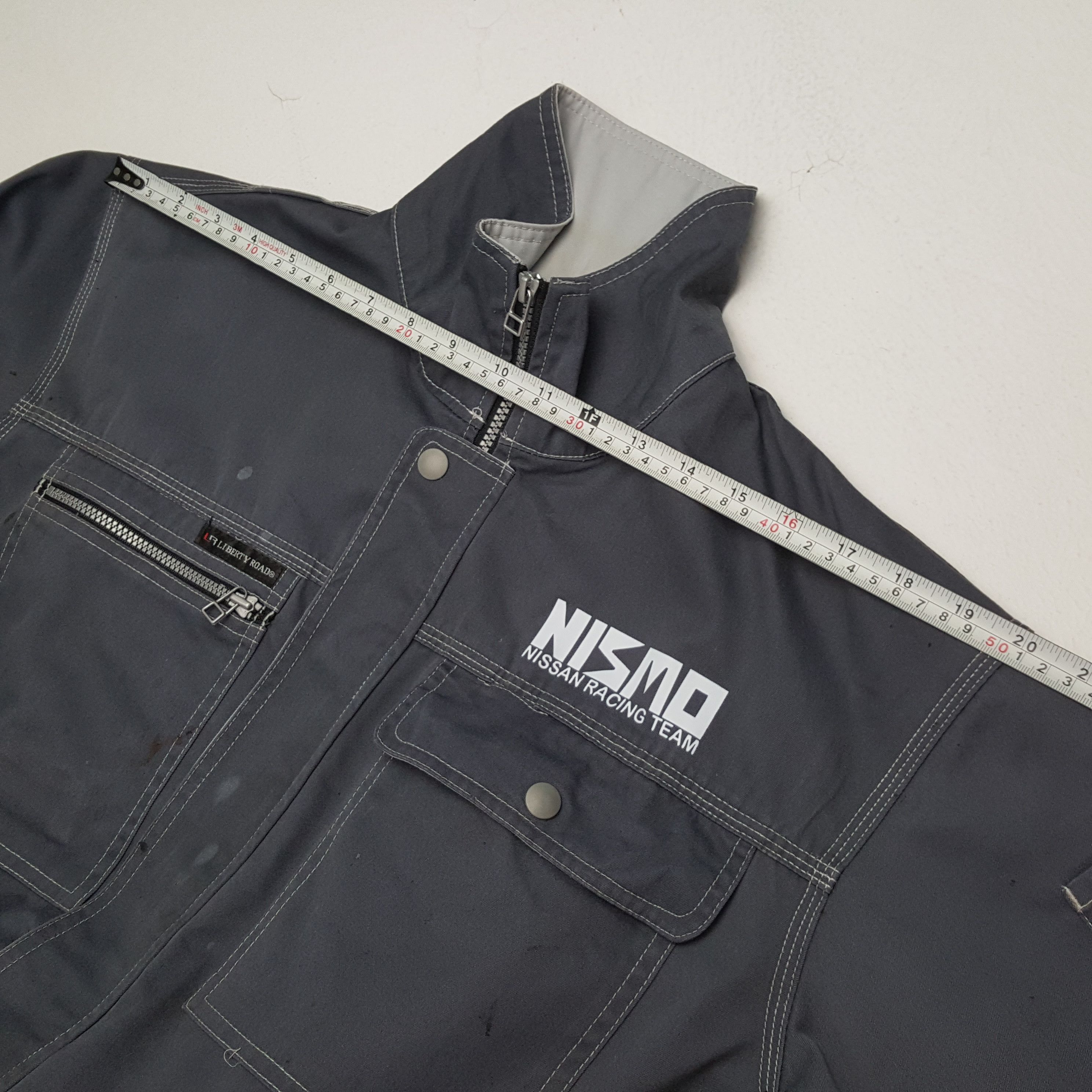Japanese Brand × Vintage NISMO NISSAN RACING TEAM Workwear Custom Coverall Jacket Size US L / EU 52-54 / 3 - 9 Thumbnail