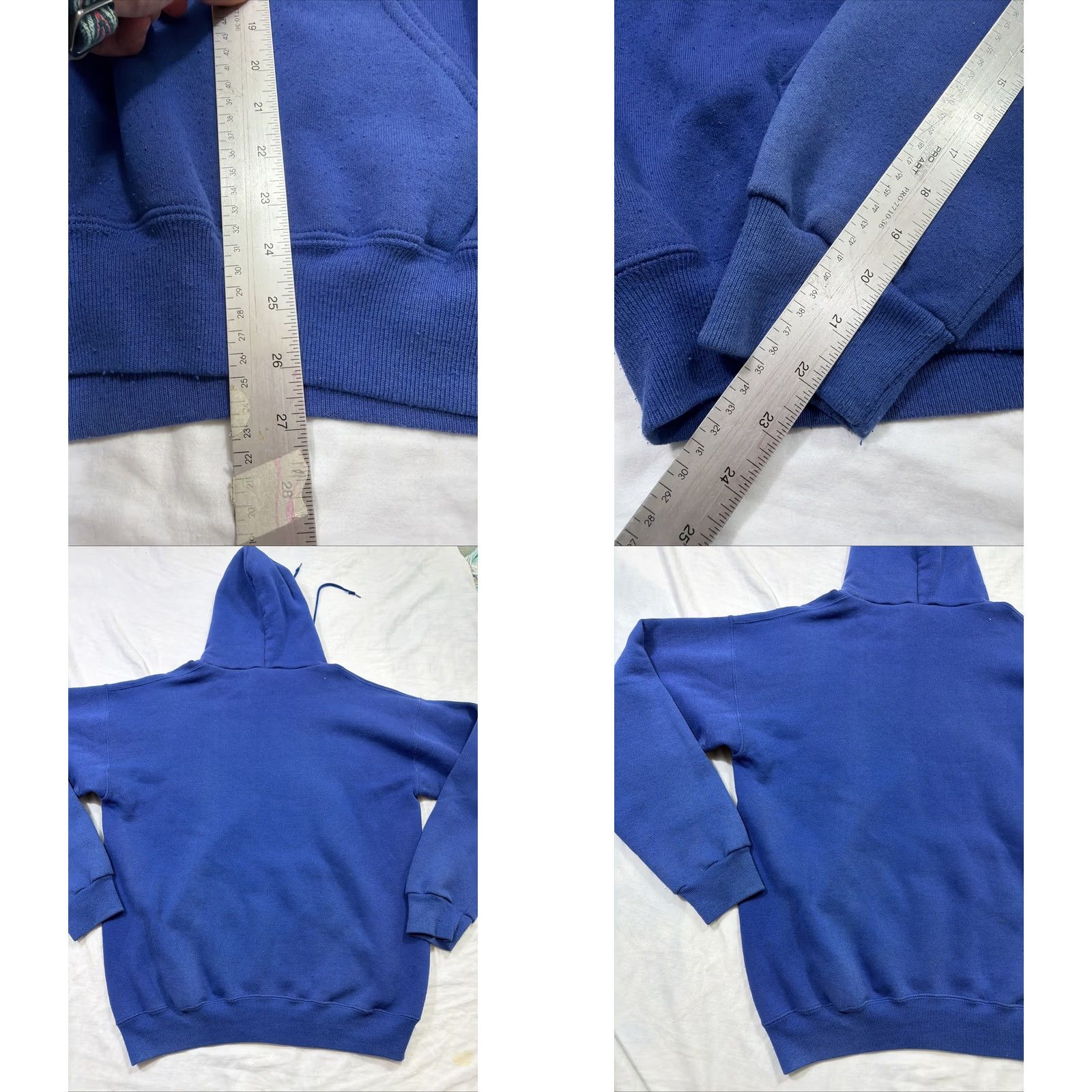 Vintage VINTAGE 90s Olympic Pullover Hoodie Blue Men’s XL Regular Cotton Blend Hoodie Mens XL Blue Size US XL / EU 56 / 4 - 10 Thumbnail