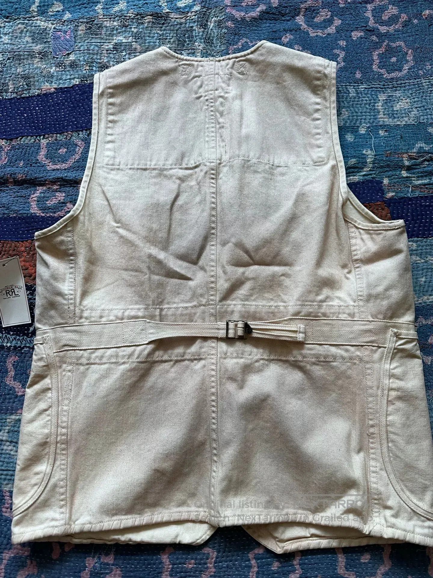 RRL Ralph Lauren rrl distressed hunting style vest. Size US S / EU 44-46 / 1 - 2 Thumbnail