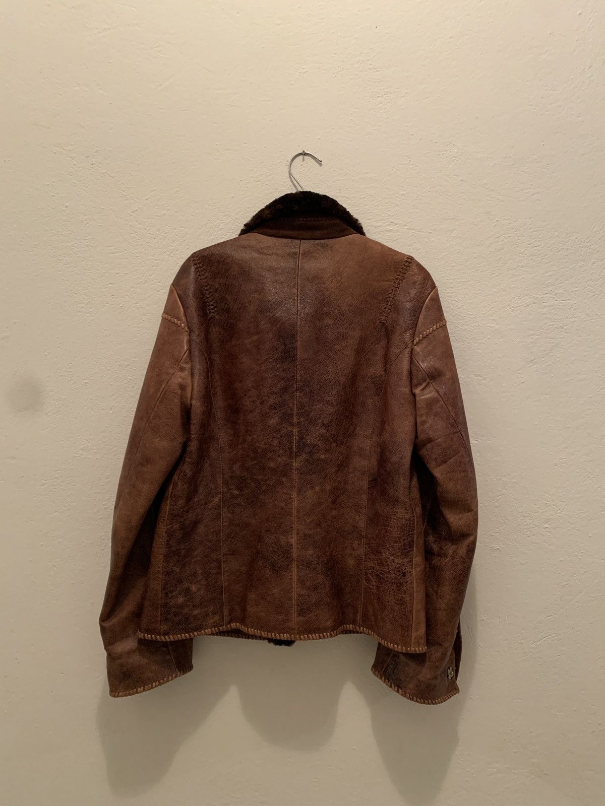 Ruffo Research Ruffo research x af vandervorst leather fur jacket Size S / US 4 / IT 40 - 6 Thumbnail