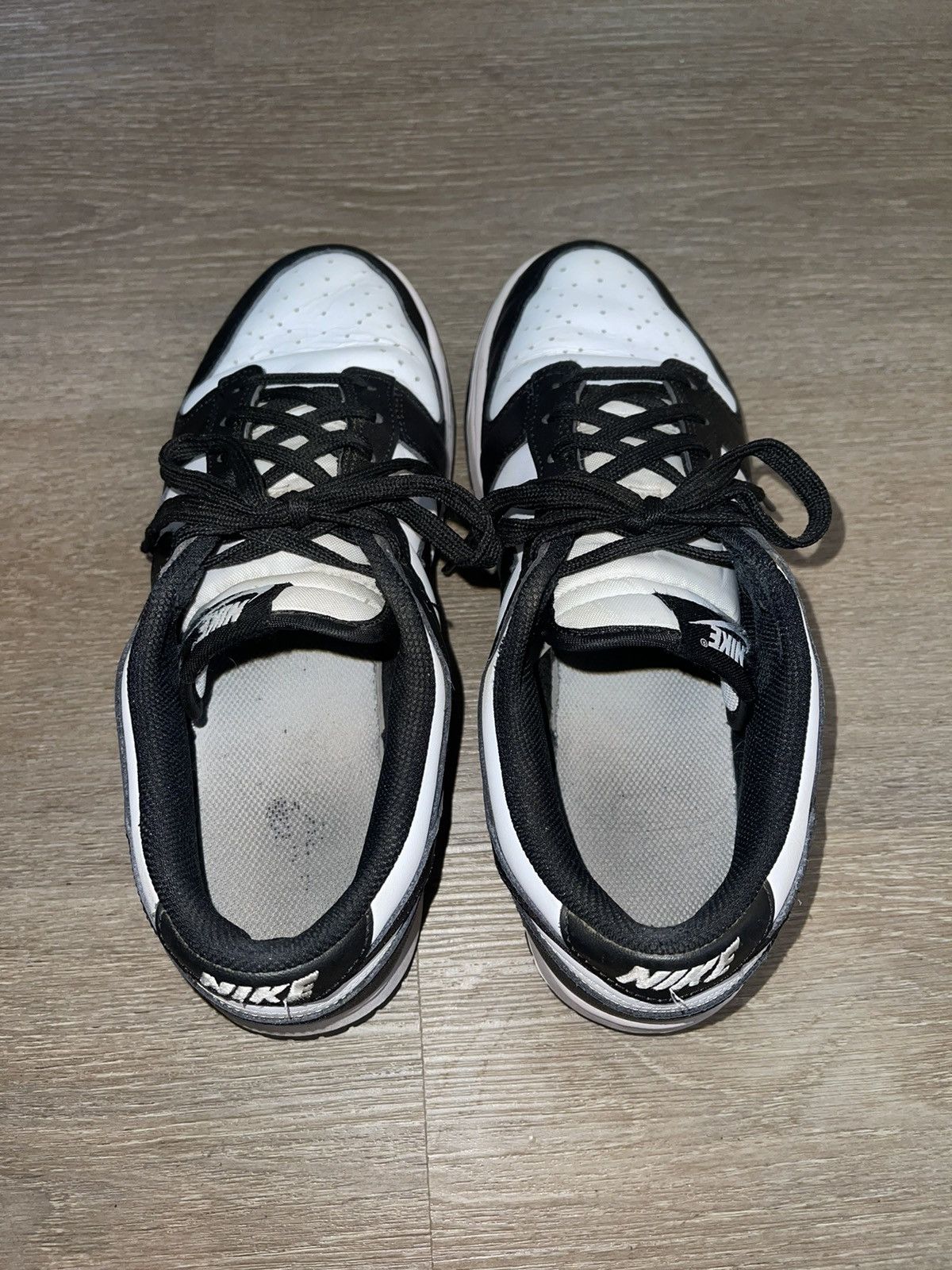 Nike Nike Dunk Low Black White Panda Used Size 8 No Box Size US 8 / EU 41 - 10 Thumbnail