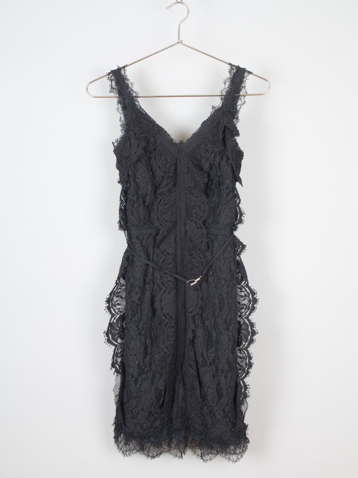 Lanvin Alber Elbaz Final Collection Mixed Lace Slip Dress Size S / US 4 / IT 40 - 1 Thumbnail