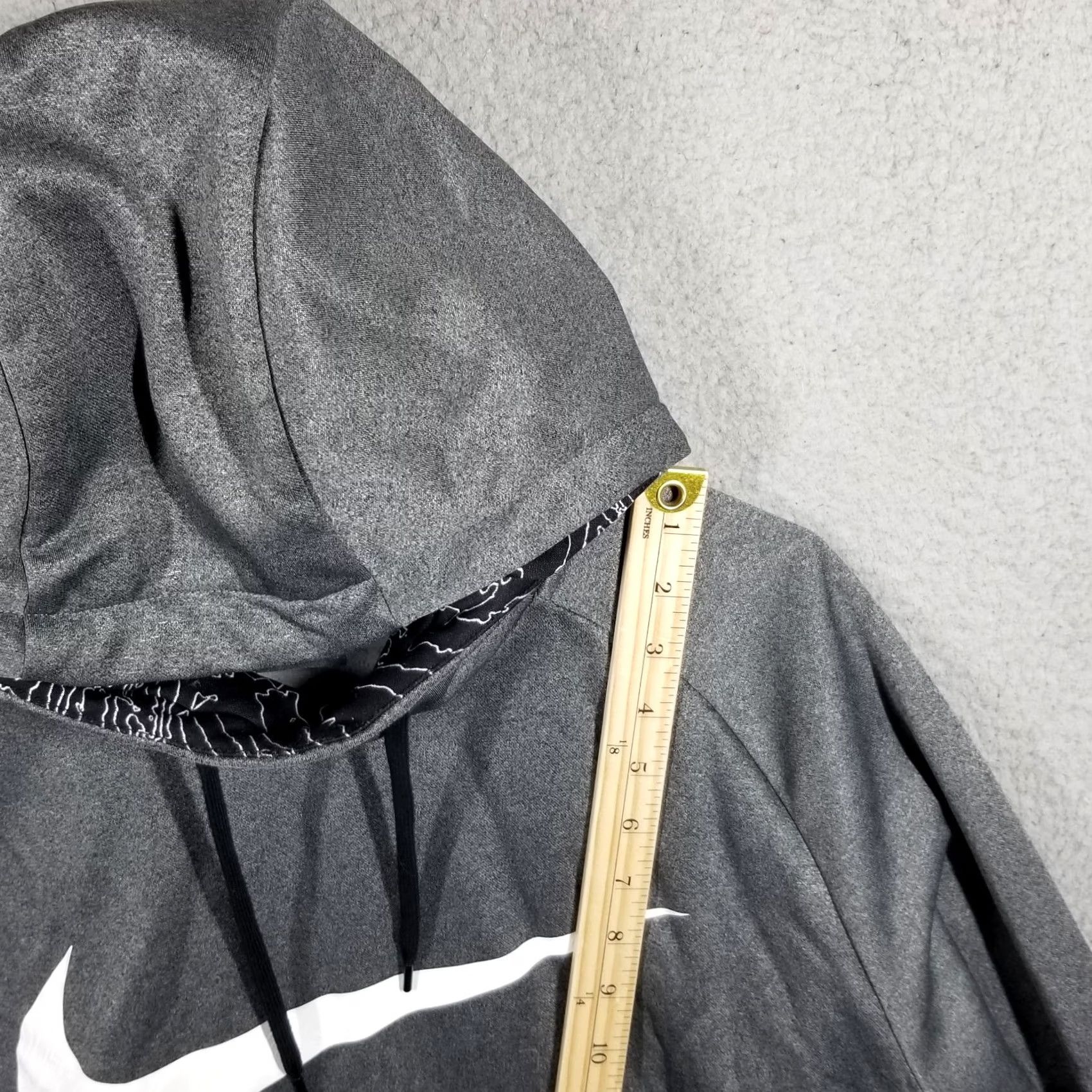 Nike Nike Hoodie Men XXL Gray White Dri-Fit Hooded Logo Pullover Sportswear Swoosh Size US XXL / EU 58 / 5 - 5 Thumbnail
