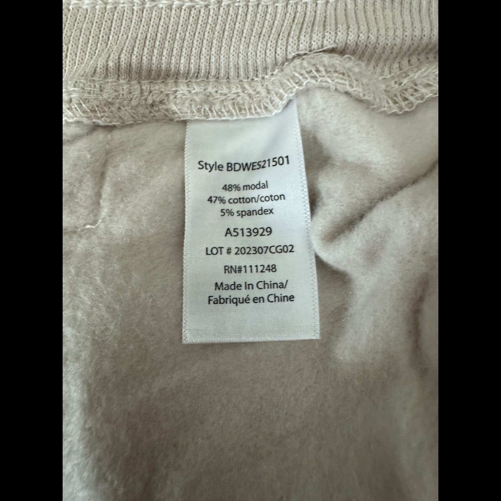 Other Barefoot Dreams Lite Pullover Straight Leg Pant Sand Dune1XT Size 29" - 18 Thumbnail