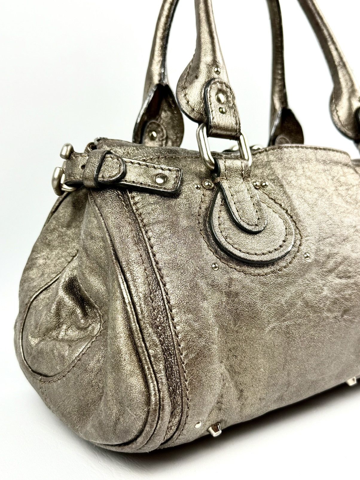 Chloe Chloe - Phoebe Philo - Silver - Swarovski - Paddington Bag Size ONE SIZE - 13 Thumbnail