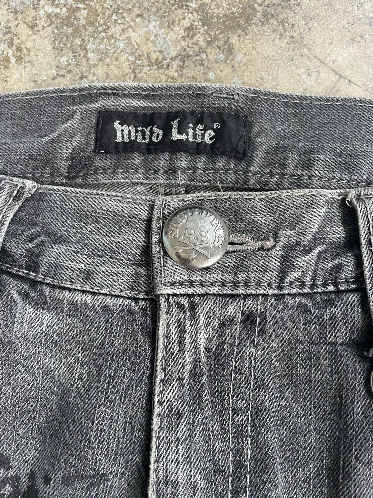 If Six Was Nine Japanese Brand Punk Jeans Size US 32 / EU 48 - 6 Thumbnail
