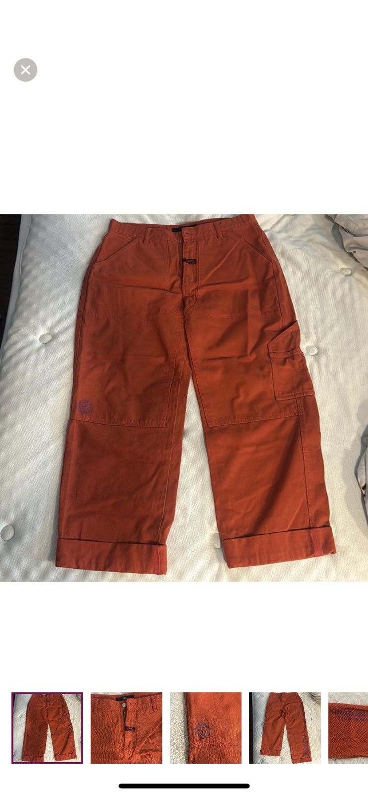 Pleasures PLEASURES NOW x LMC LOST MANAGEMENT CITIES ORANGE CARPENTER Size US 34 / EU 50 - 1 Thumbnail