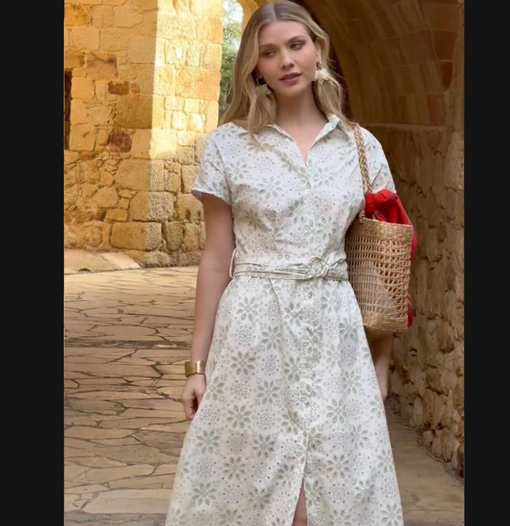 Zara Zara Rubberized embroidery midi dress Size M Size M / US 6-8 / IT 42-44 - 3 Thumbnail