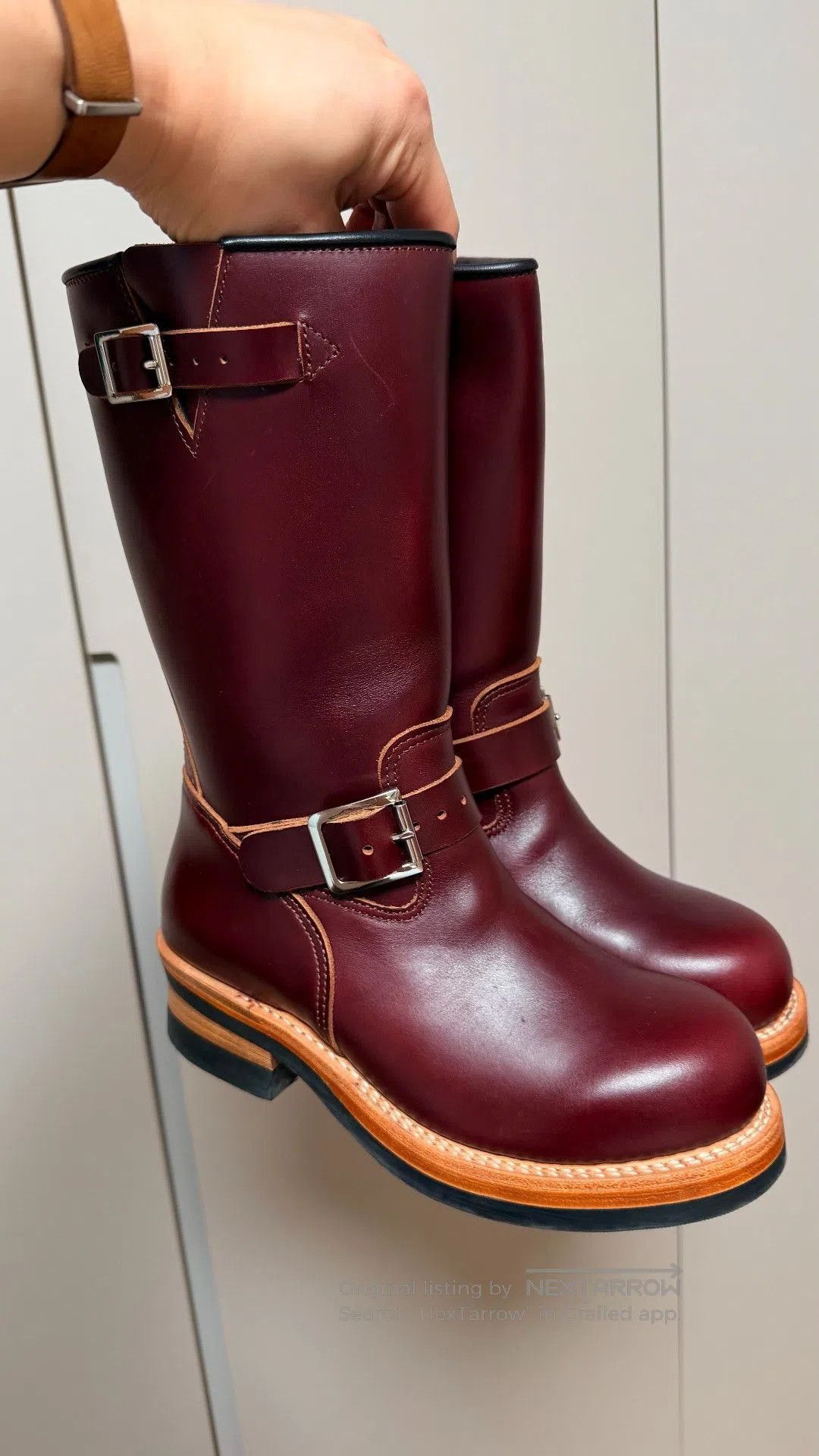 Play Cloths Vintage Motorcycle Engineer Boot. Size US 5 / IT 35 - 2 Thumbnail