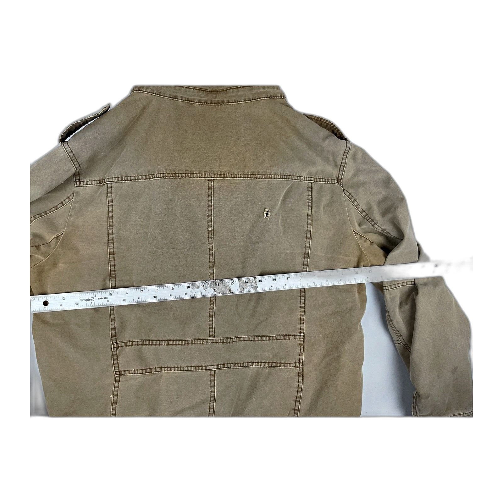 Levi's Levis Hooded Canvas Sherpa Field Jacket Mens XL Tan Workwear Size US XL / EU 56 / 4 - 3 Thumbnail