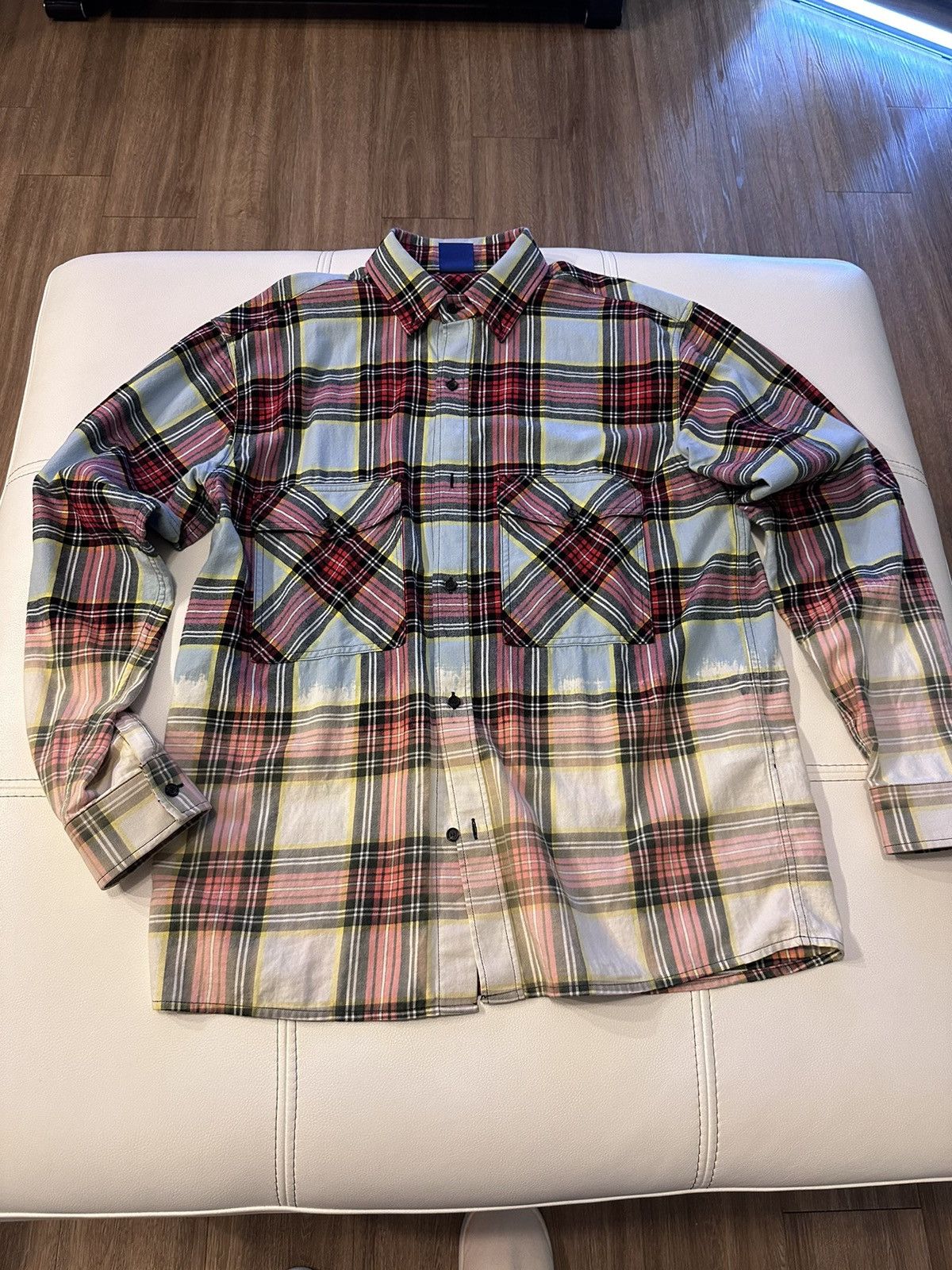 Marcelo Burlon Marcelo Burlon County of Milan Checkered Pocket Shirt Size US L / EU 52-54 / 3 - 1 Thumbnail