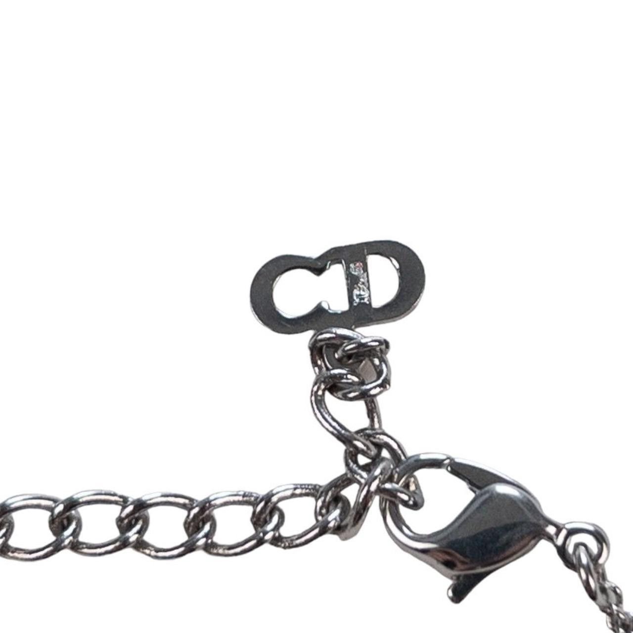 Dior Vintage Dior Logo Charm Bracelet Size ONE SIZE - 5 Thumbnail