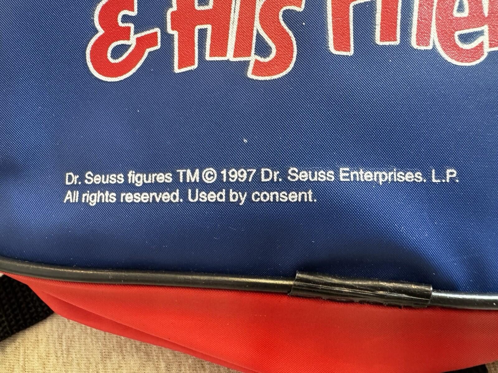 Other Vintage 90s 1997 Dr. Seuss Backpack Cat in the Hat Red Fish Size ONE SIZE - 4 Thumbnail