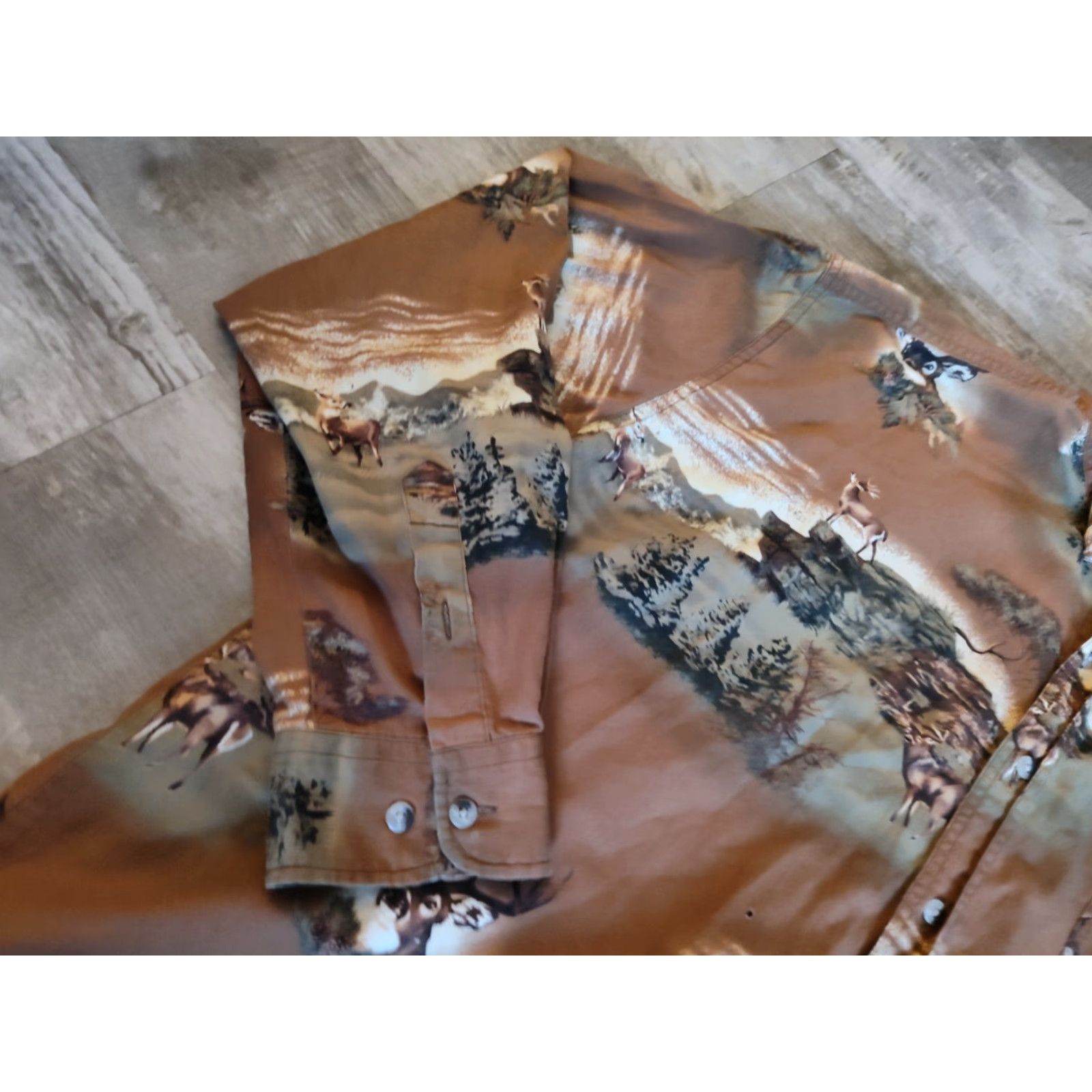 Alife VINTAGE Outdoor Life Flannel Shirt Mens L Camouflage Deer Hunting Long Sleeve Button-Up Size US L / EU 52-54 / 3 - 5 Thumbnail