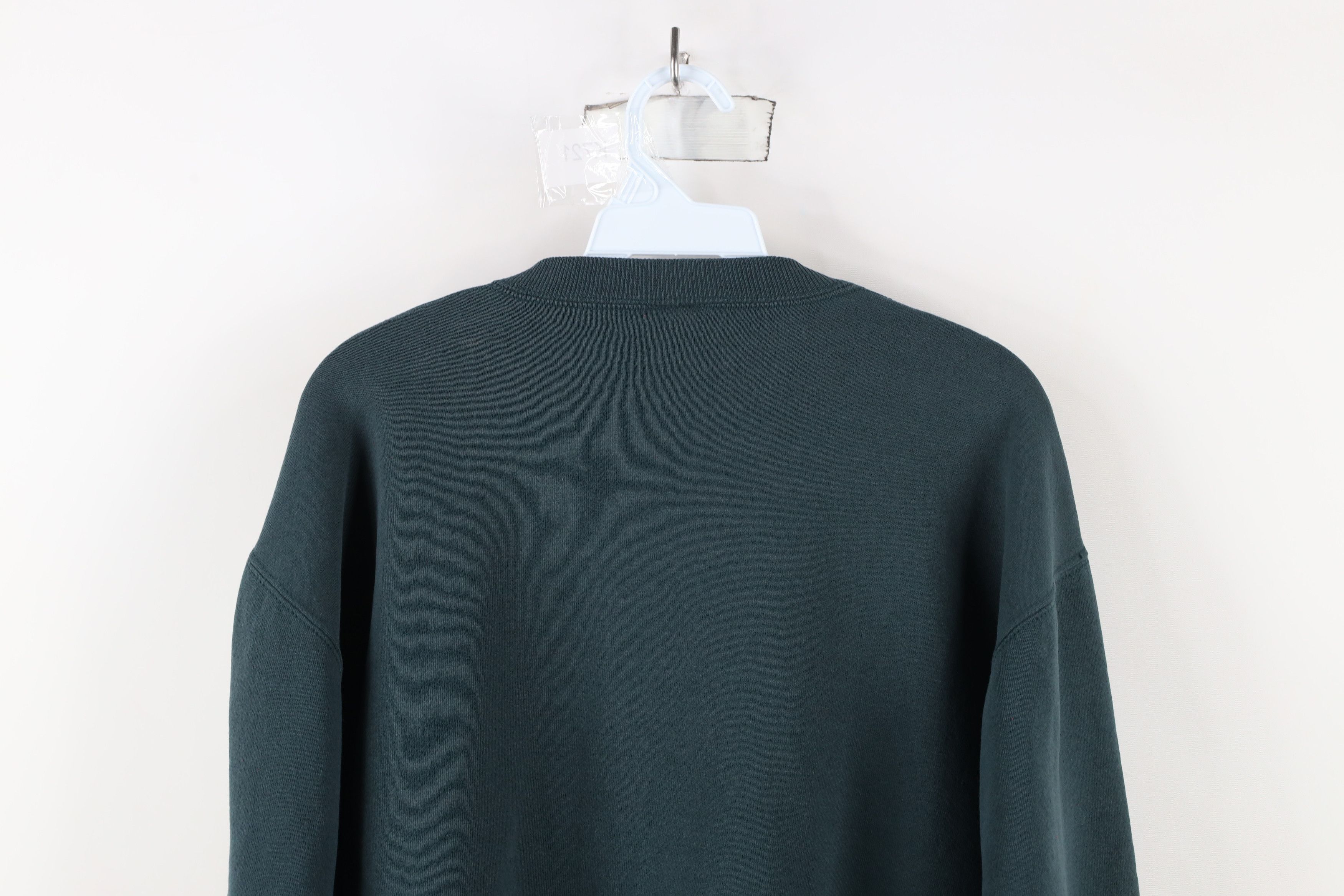 Russell Athletic × Vintage Vintage 90s Russell Athletic Crewneck Sweatshirt Green USA Size US L / EU 52-54 / 3 - 10 Thumbnail