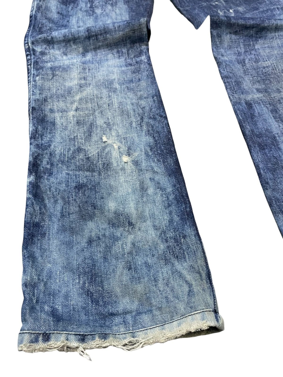 Diesel × Diesel Black Gold Diesel Enzyme Oil Wash Muddy Distressed Jeans Size US 28 / EU 44 - 18 Thumbnail