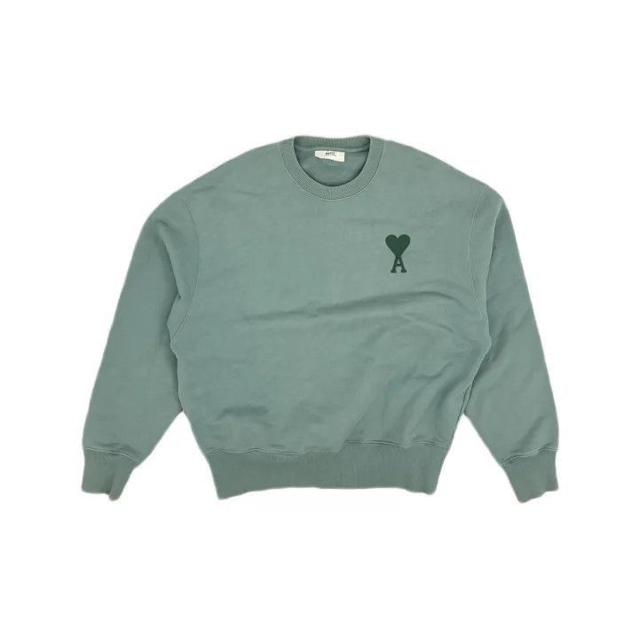 AMI AMIPARIS Casual Logo Embroidered Crewneck Sweatshirt -2507 Size US L / EU 52-54 / 3 - 2 Thumbnail