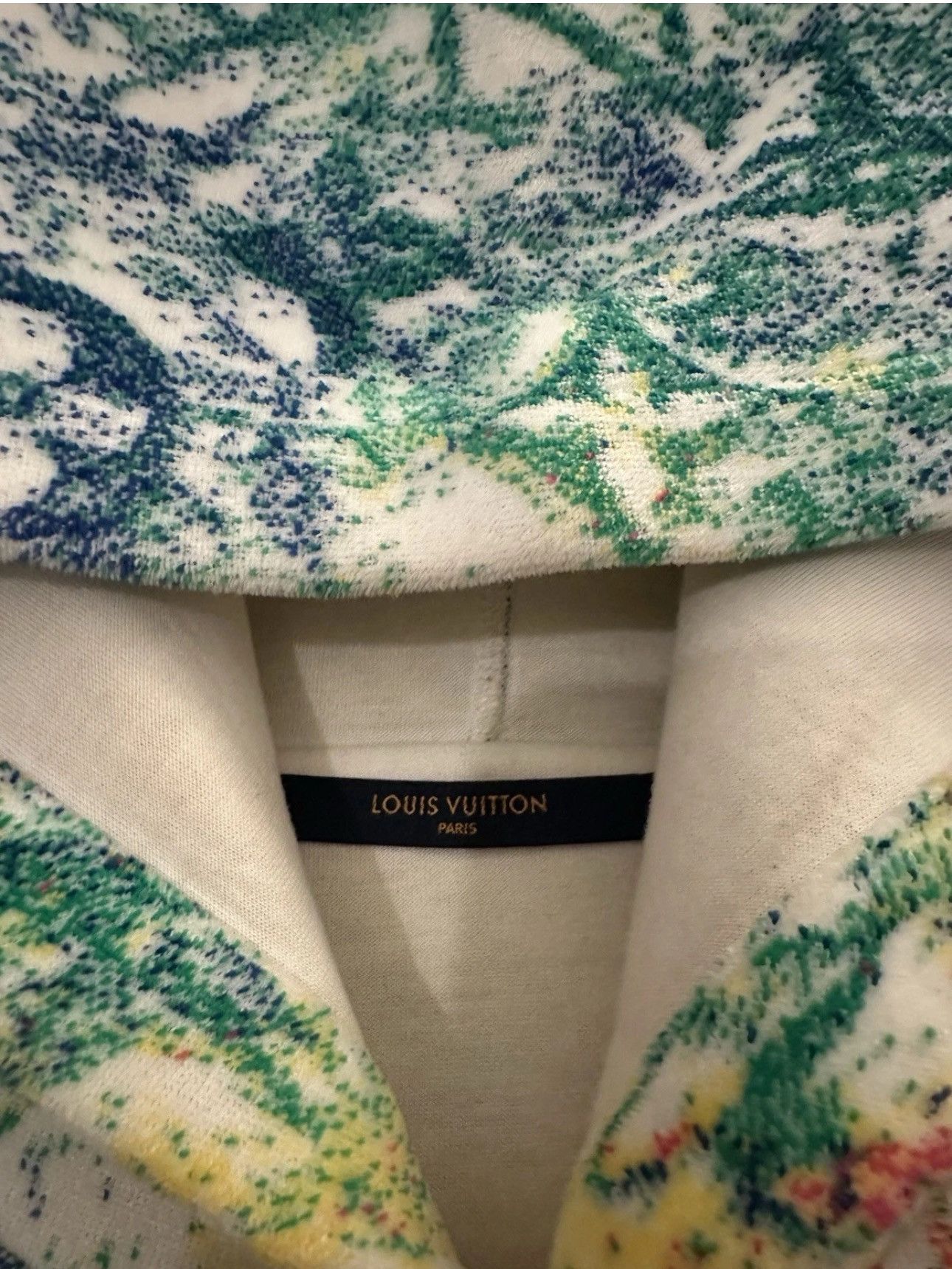 Louis Vuitton Louis Vuitton Velvet Pastel Monogram Jacquard Hoodie Large - Size US L / EU 52-54 / 3 - 5 Thumbnail