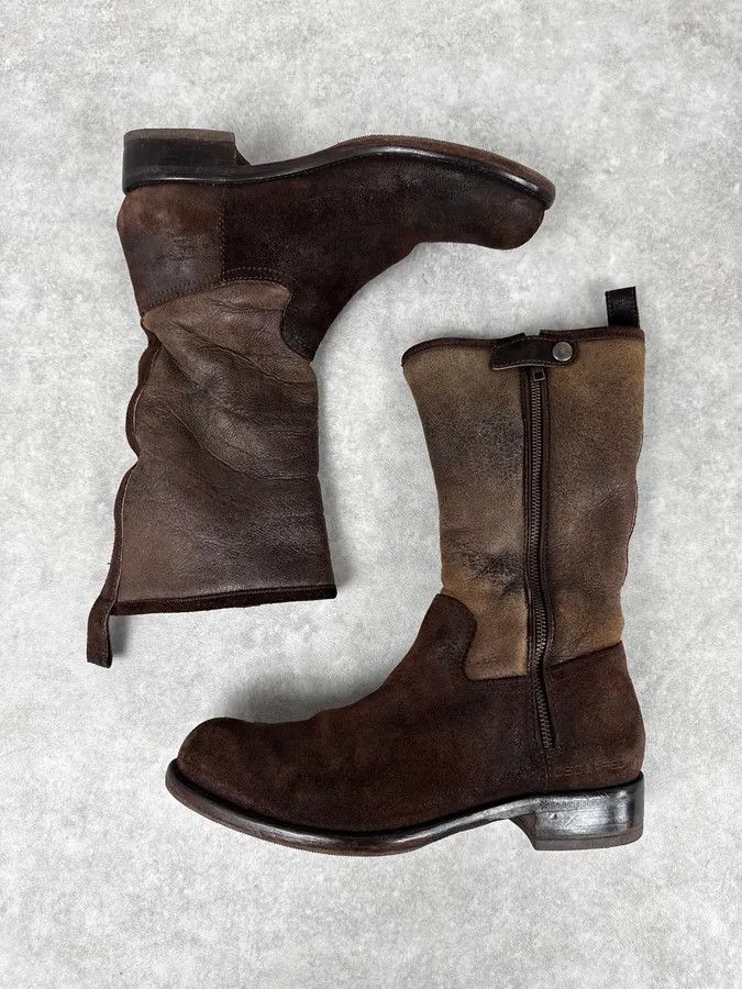 Dsquared2 2000s Dsquared2 Brown Biker Leather Ankle Boots Size US 8 / EU 41 - 2 Thumbnail