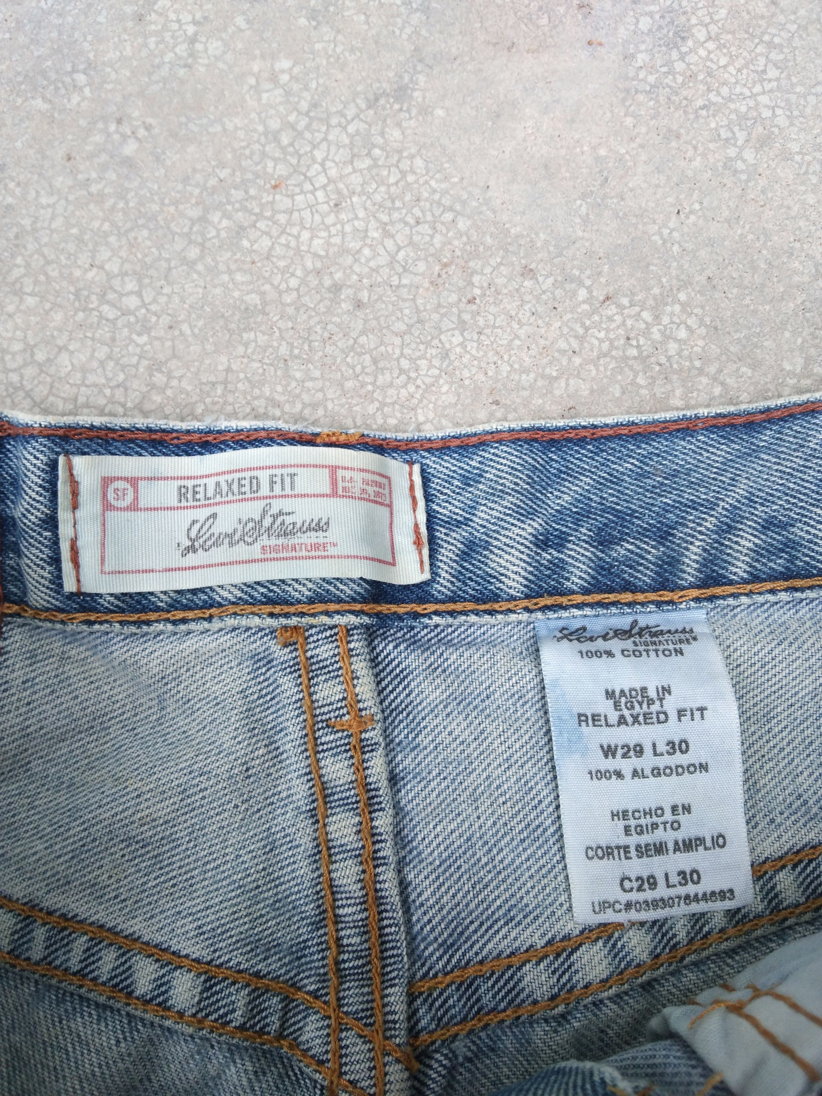 Levi's Vintage Levi's Signature Relaxed Straight Leg Jeans 29x30 Size US 29 - 8 Thumbnail