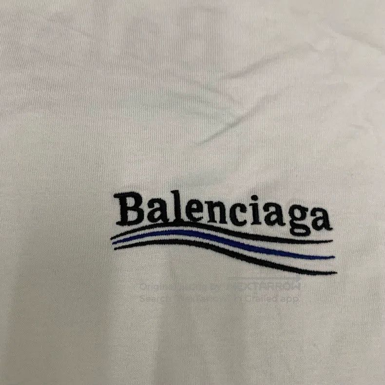 Balenciaga Balenciaga Beige Coke embroidered short-sleeve Size US S / EU 44-46 / 1 - 4 Thumbnail