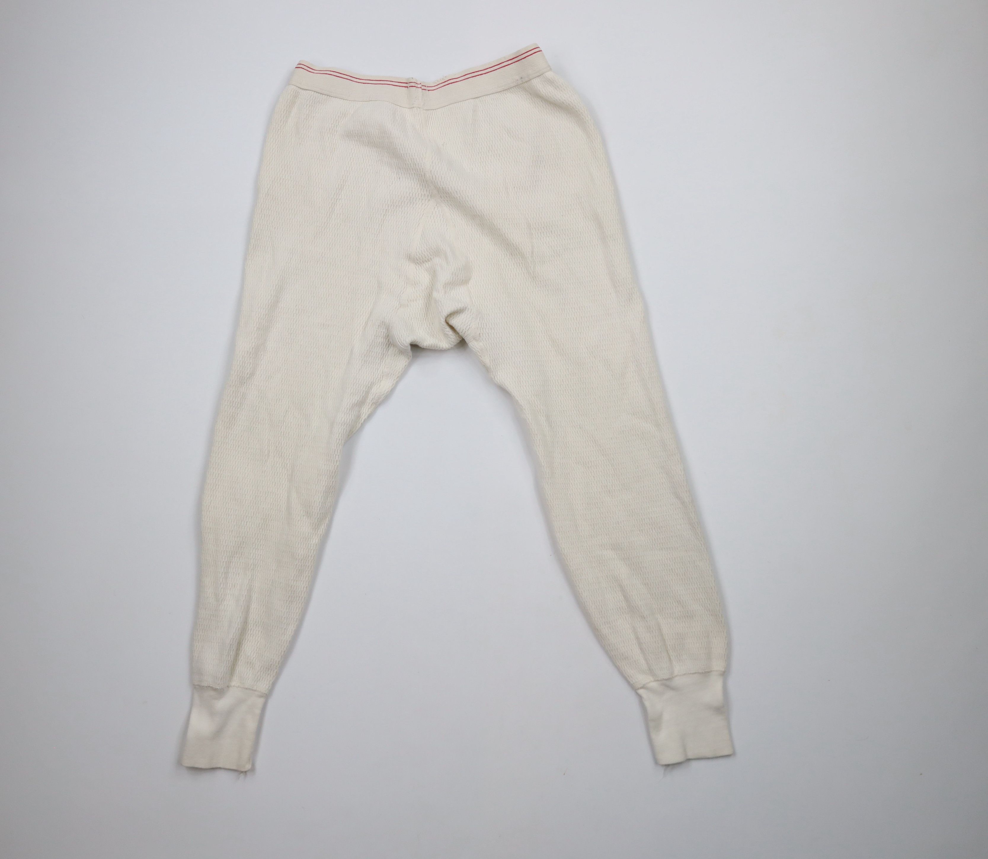 Vintage Vintage 50s 60s Streetwear Heavyweight Thermal Waffle Pants Size US 38 / EU 54 - 10 Thumbnail