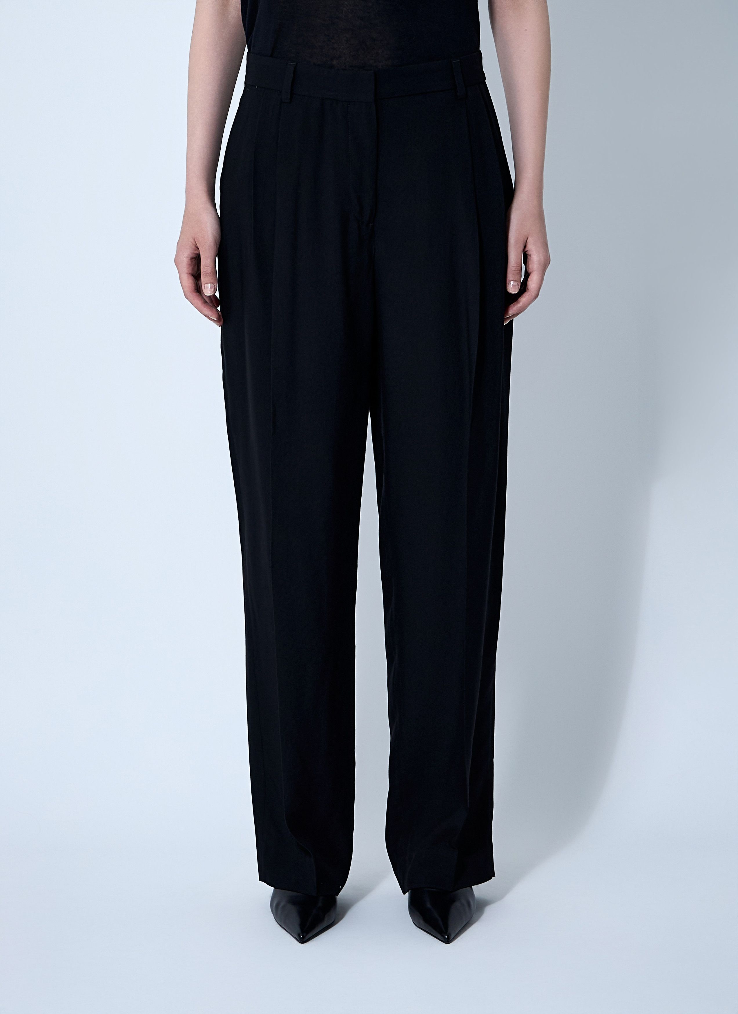 Toteme Double-Pleat Fluid Pants Size 30" / US 8 / IT 44 - 1 Thumbnail
