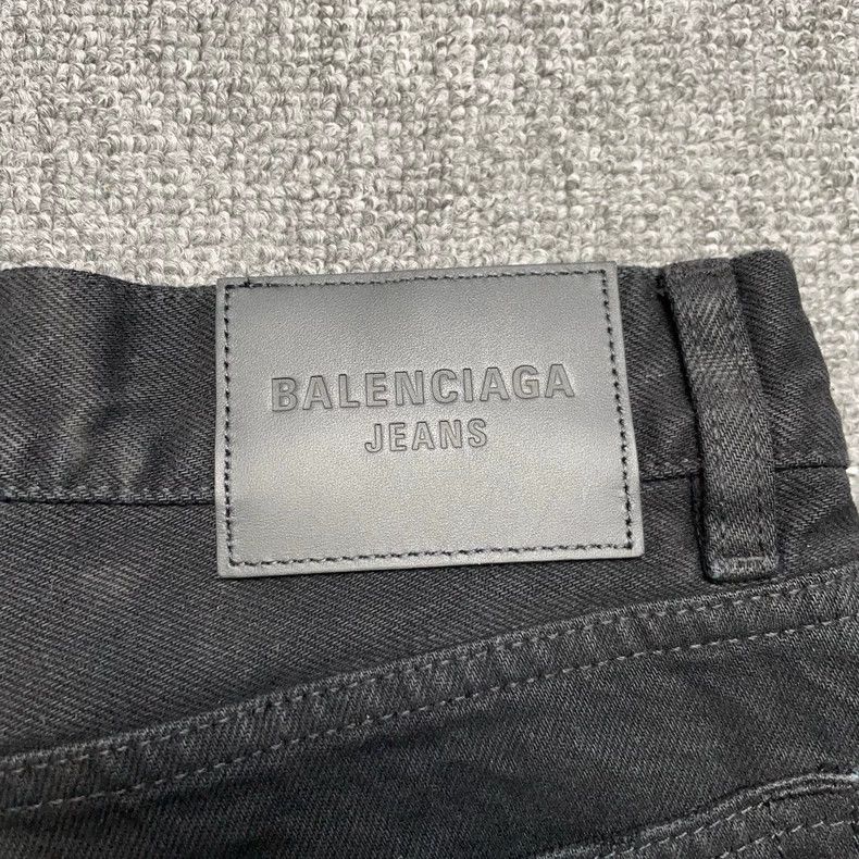 Balenciaga Balenciaga Black Leather Jeans 2501-Nextarrow Size US 28 / EU 44 - 5 Thumbnail