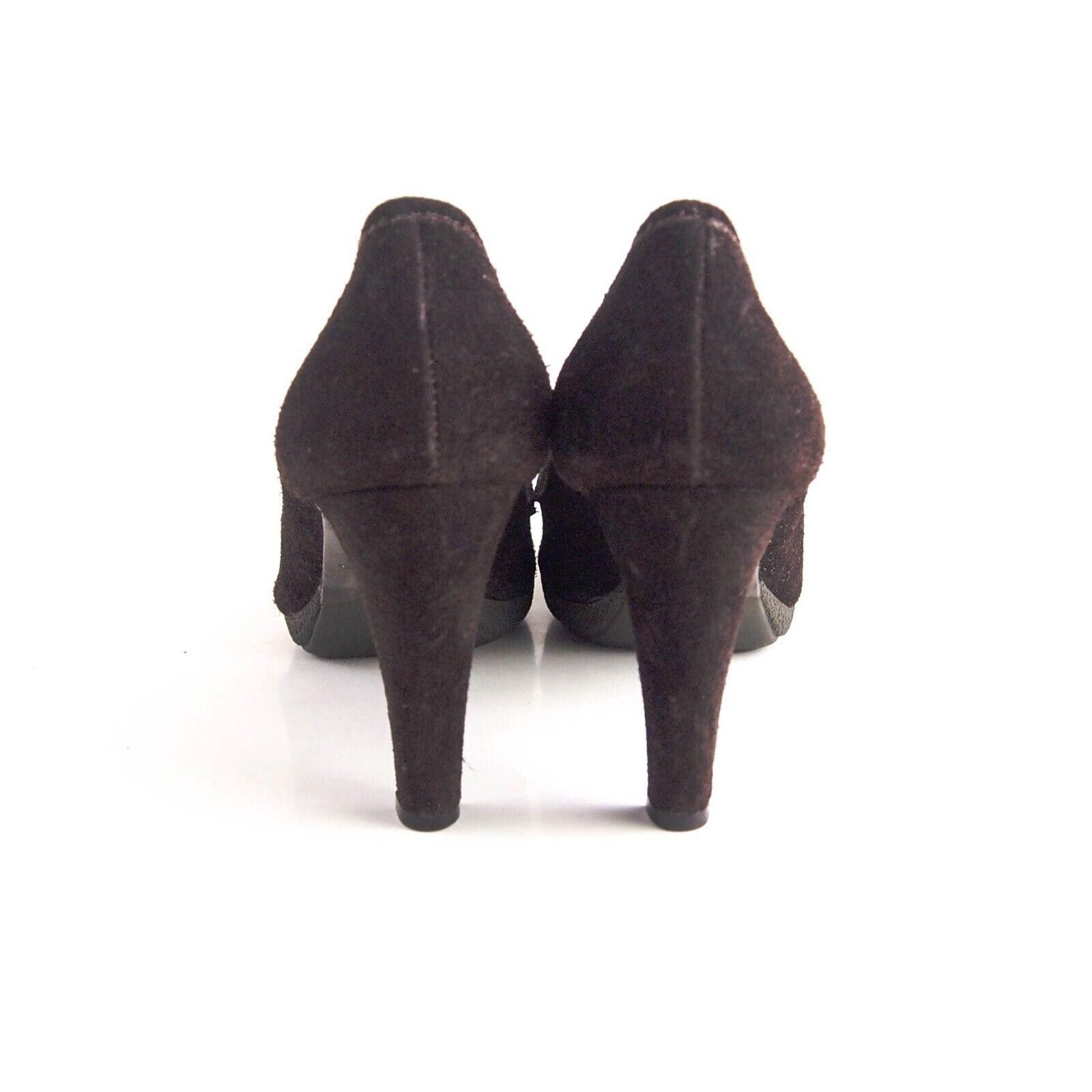 Sergio Rossi Sergio Rossi Heels Pump Brown Suede Womens US 7.5 EU 37.5 Size US 7.5 / IT 37.5 - 6 Thumbnail