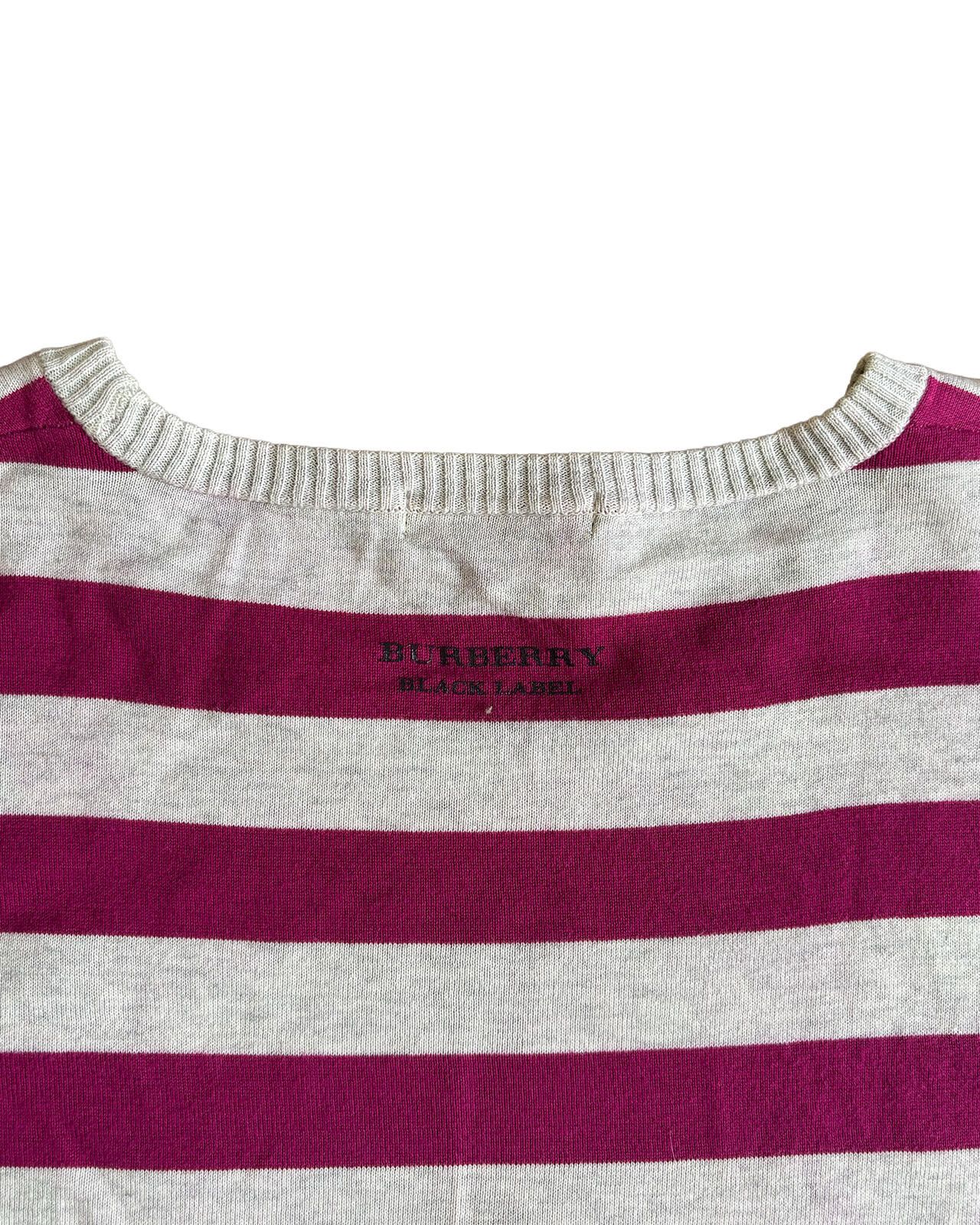 Burberry Burberry Black Label Striped LS Top Medium Size US M / EU 48-50 / 2 - 5 Thumbnail