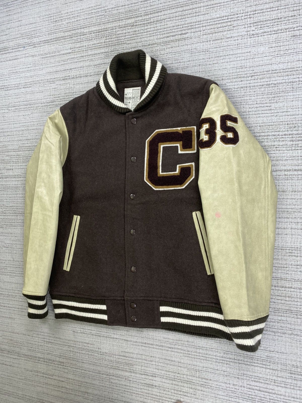 Japanese Brand × Vintage Vtg Oilcake Forest Braves Big Logo Embroidery Varsity Jacket Size US M / EU 48-50 / 2 - 4 Thumbnail