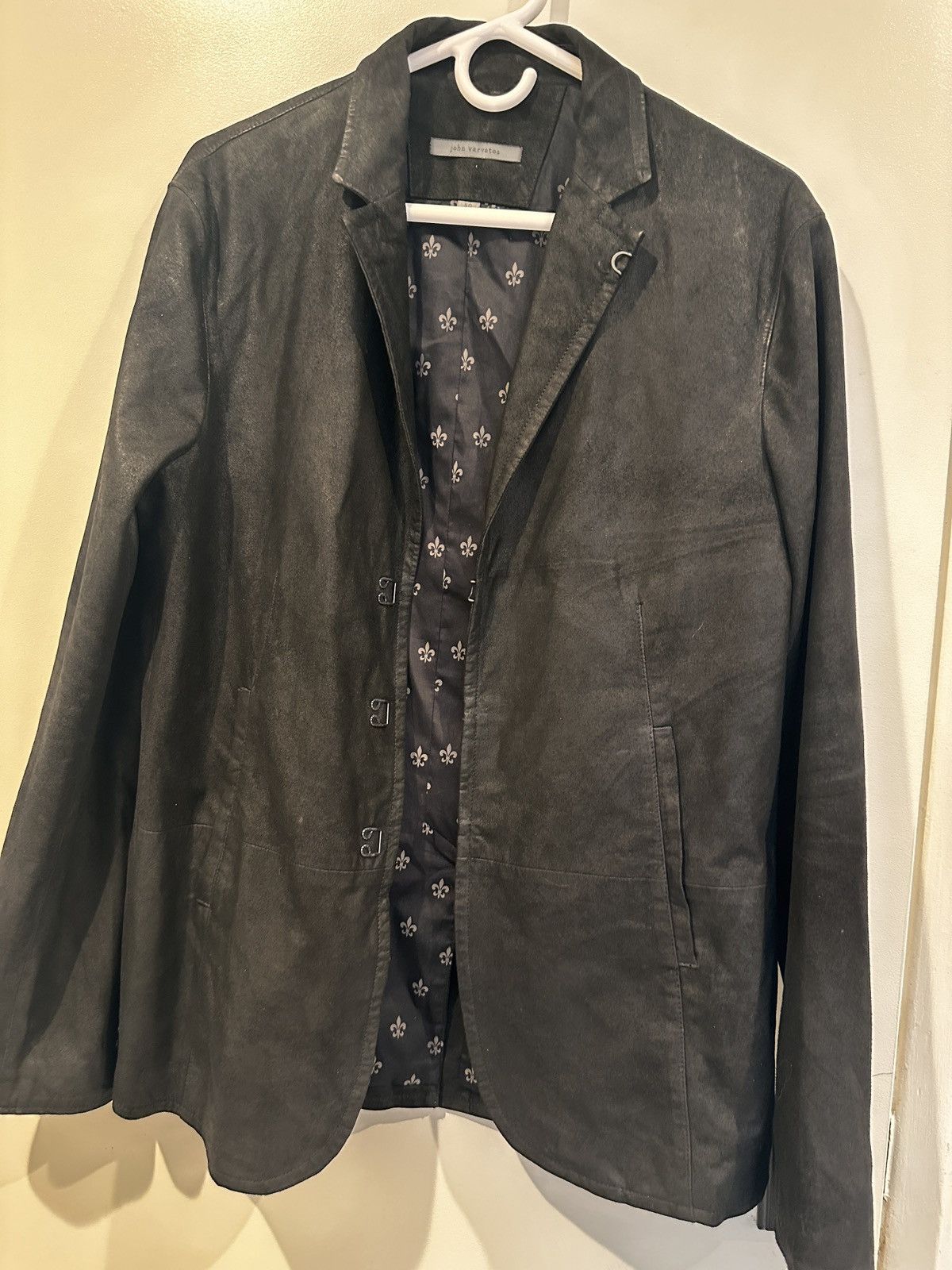 John Varvatos John Varvatos Suede Jacket Size 50R - 2 Thumbnail