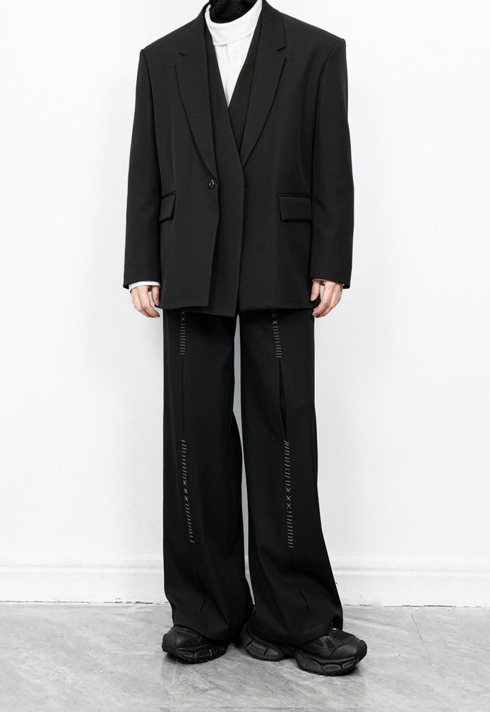 Other Men’s Pamine green high-end suit set Size 38S - 9 Thumbnail