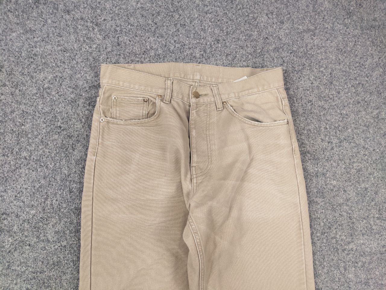 Carhartt Vintage 90's Carhartt USA Faded Canvas Newel Trouser Pants Size US 30 / EU 46 - 4 Thumbnail