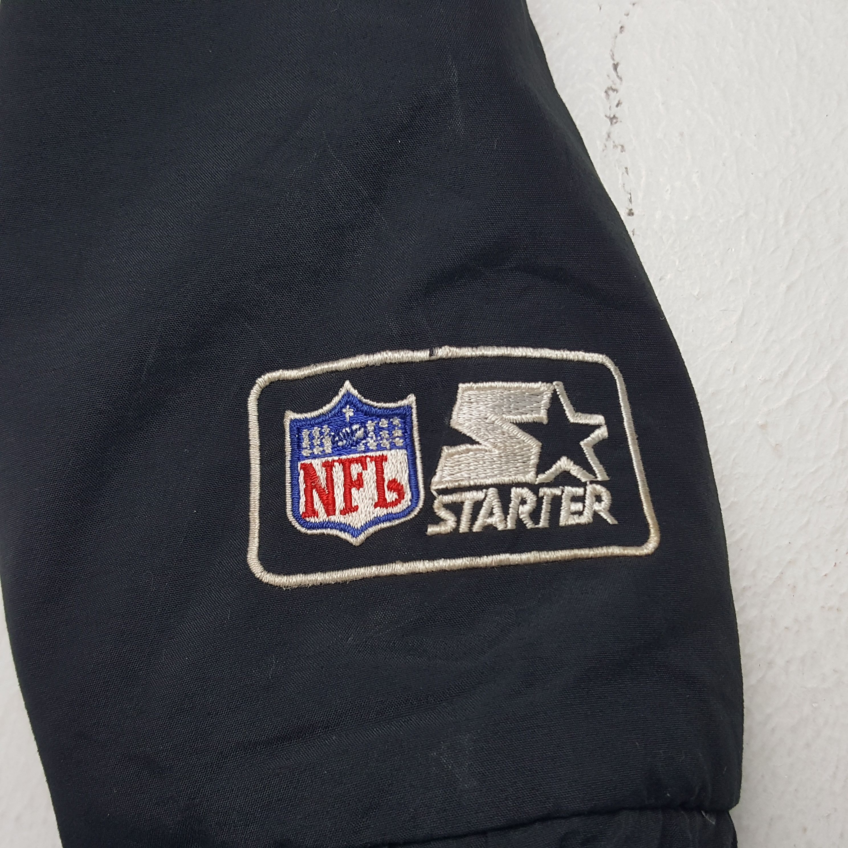 NFL × Vintage Vintage NFL X Raiders Windbreaker Long Jacket Size US L / EU 52-54 / 3 - 7 Thumbnail
