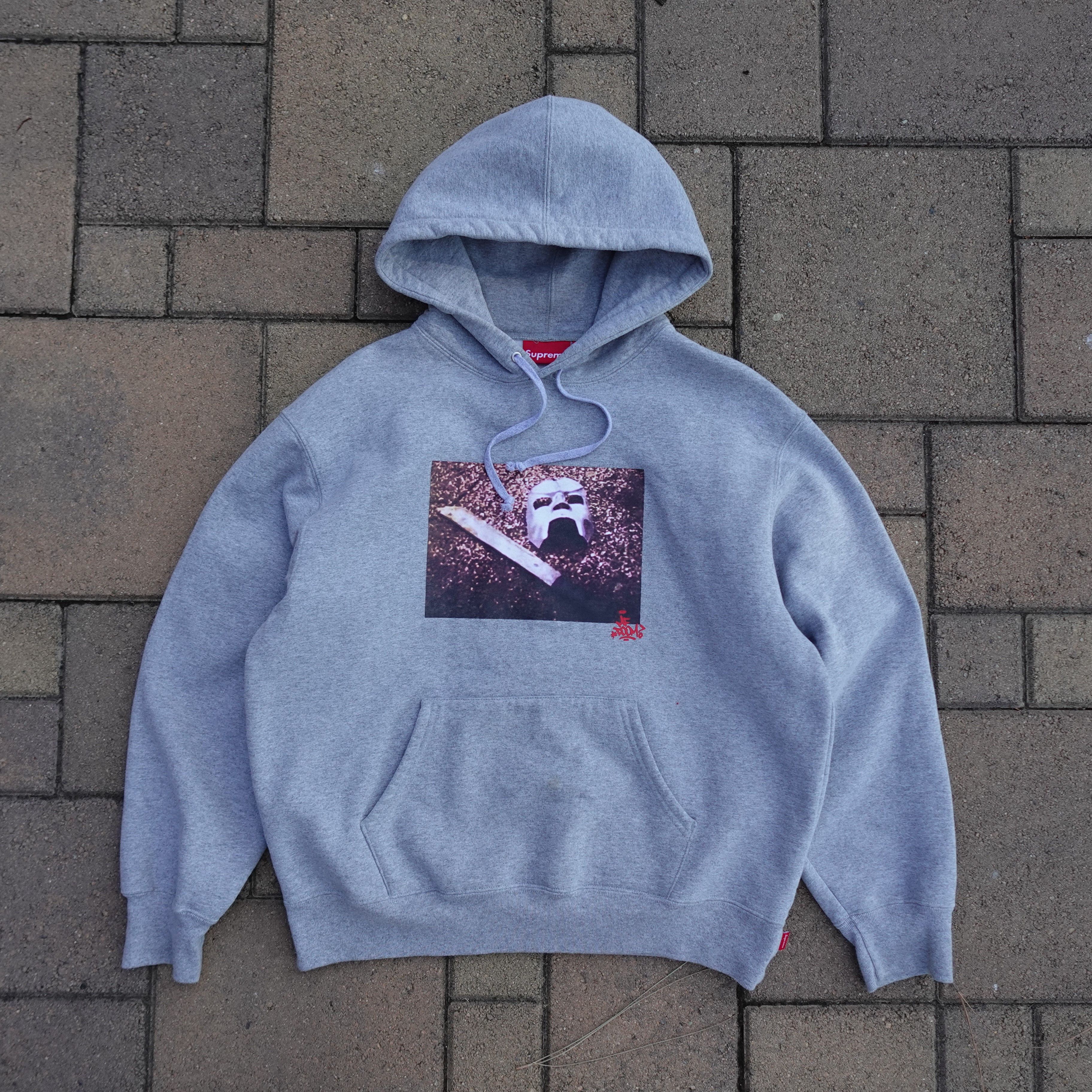 FW23 Supreme Mf Doom Hooded Sweatshirt シュプリーム Supreme Mf Doom Hooded Sweatshirt Black M - POIZON