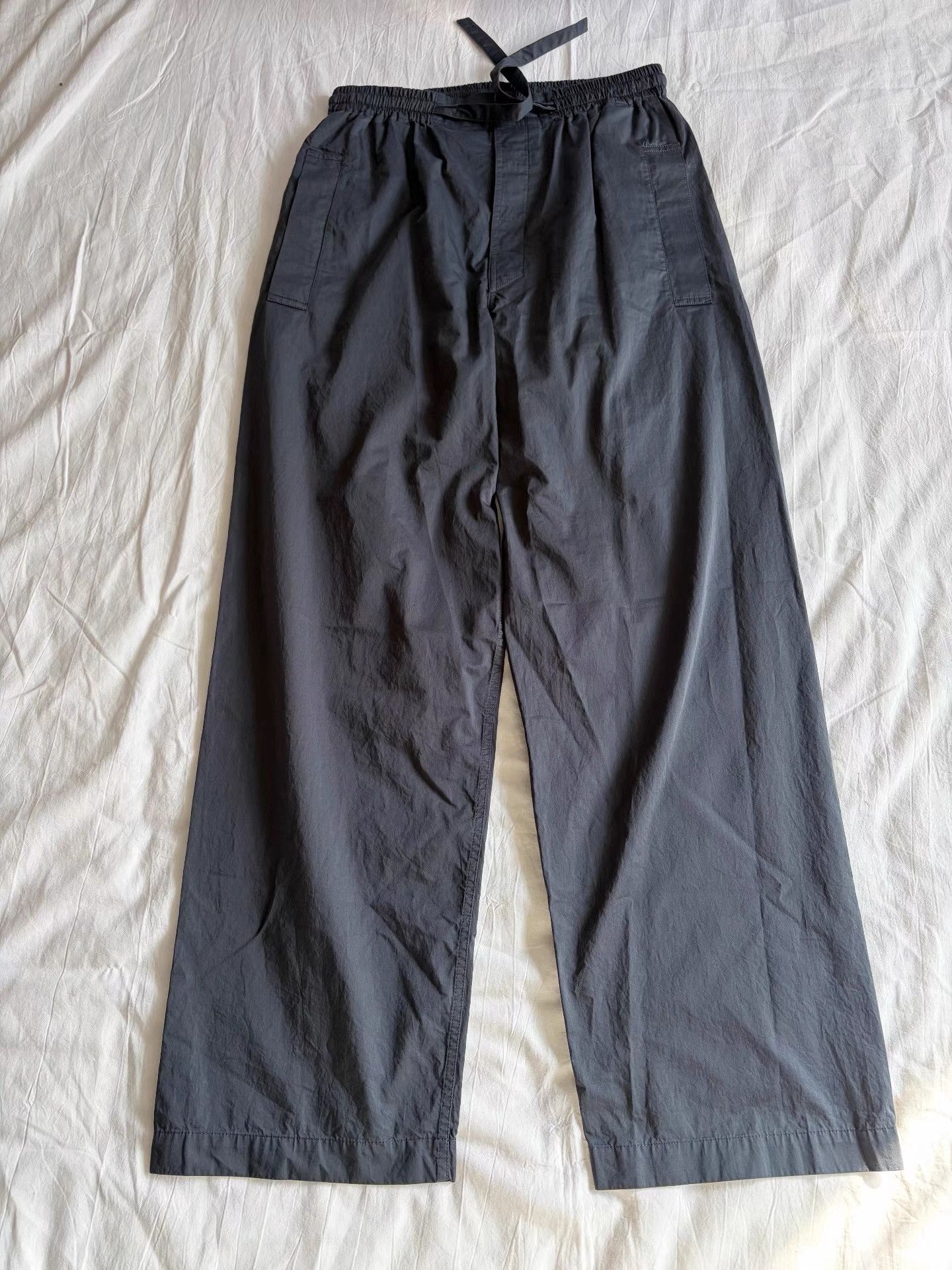 Lemaire LEMAIRE 25AW Cotton Drawstring Casual Pants K33 Size US 31 - 1 Thumbnail