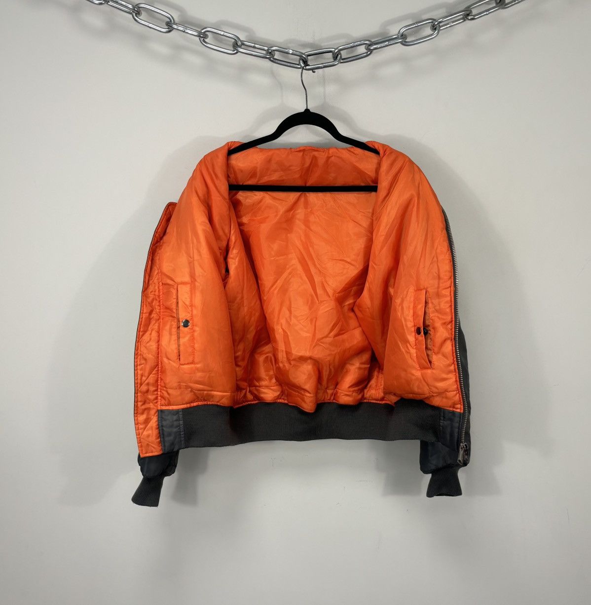 Vintage Vintage FAI World Grand Prix Rare Khaki MA-1 Bomber Jacket Size US M / EU 48-50 / 2 - 3 Thumbnail